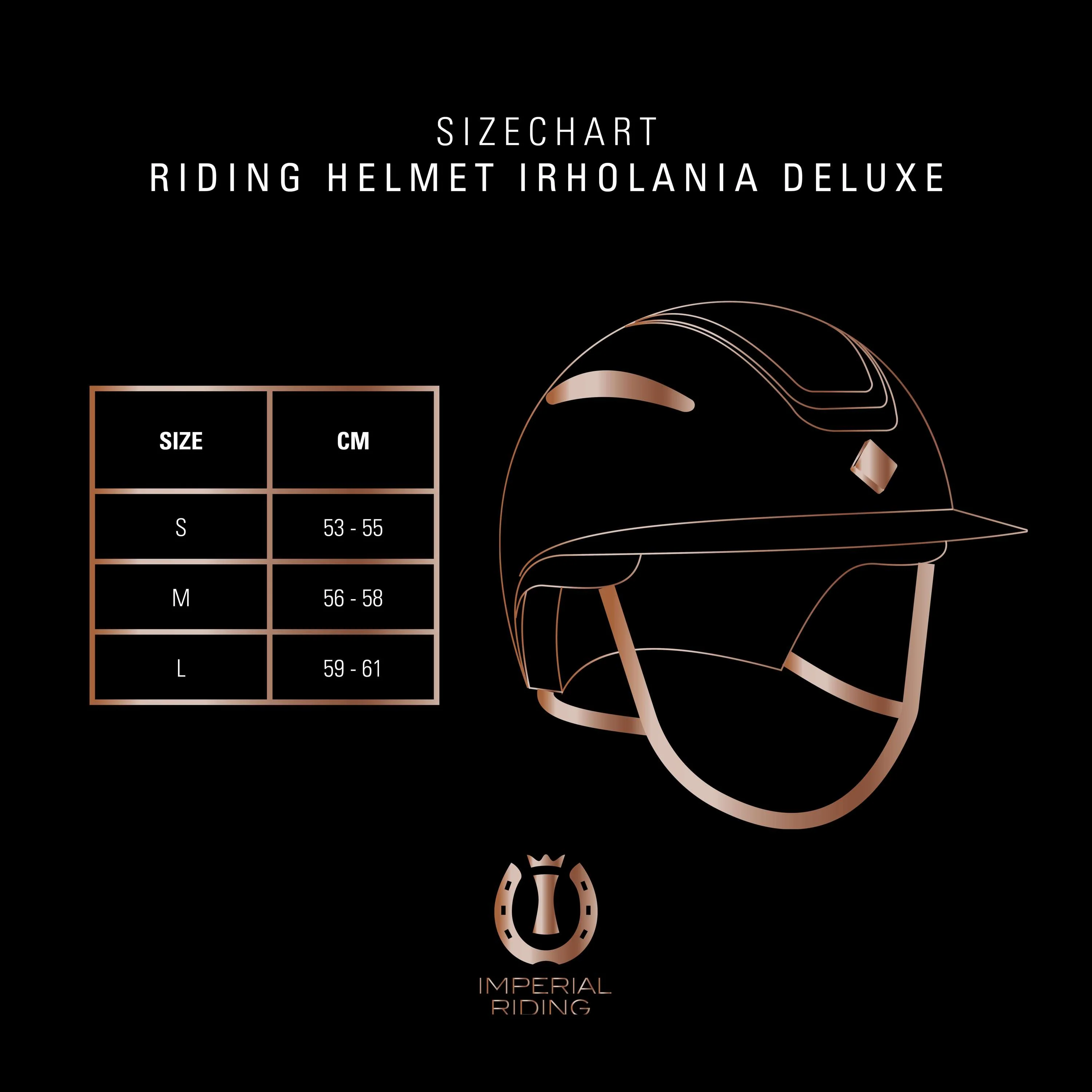 Imperial Riding Bombe IRHOlania Deluxe Big Visor Marin - Image 2