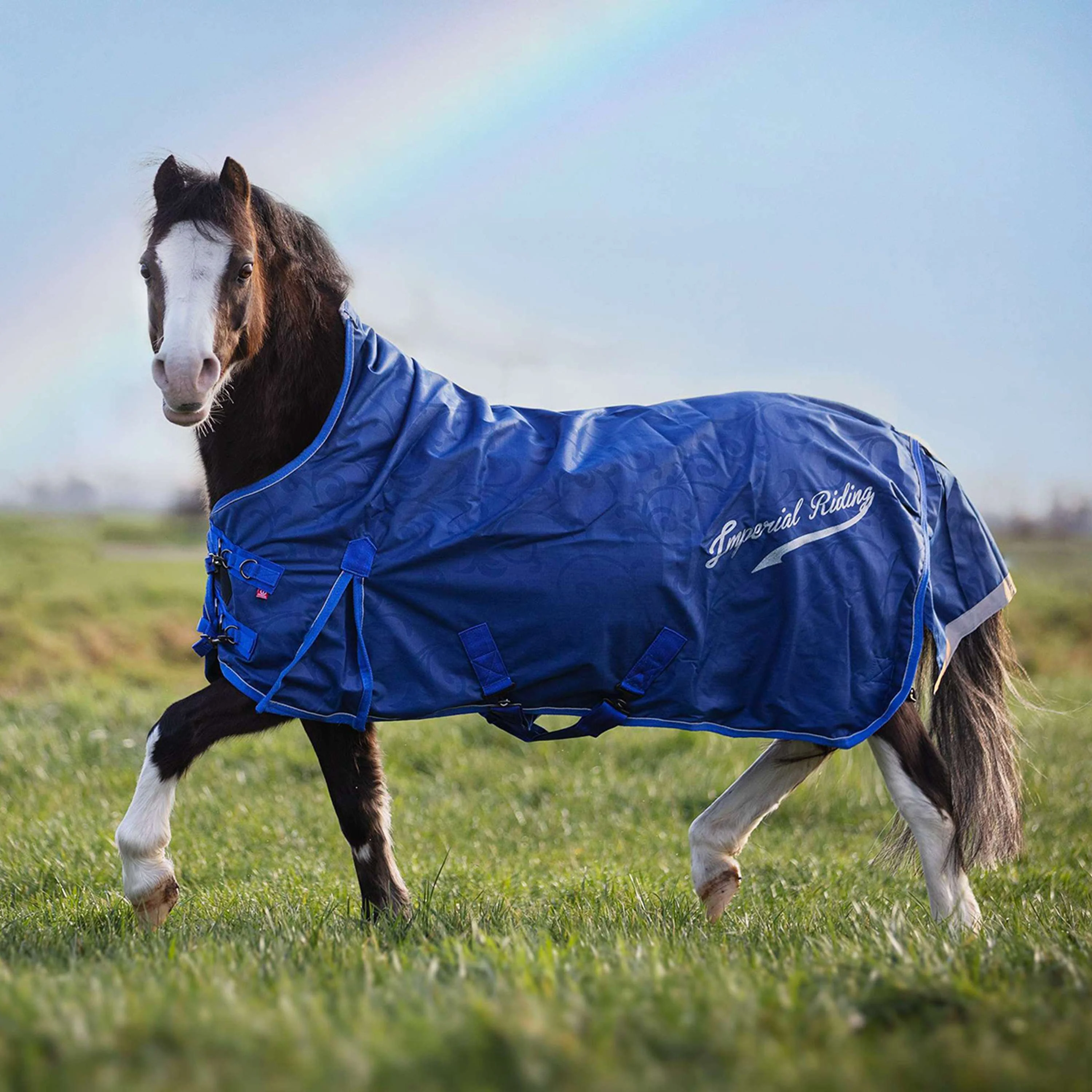 Imperial Riding Couverture Imperméable IRHSuper-Dry 0g Marin