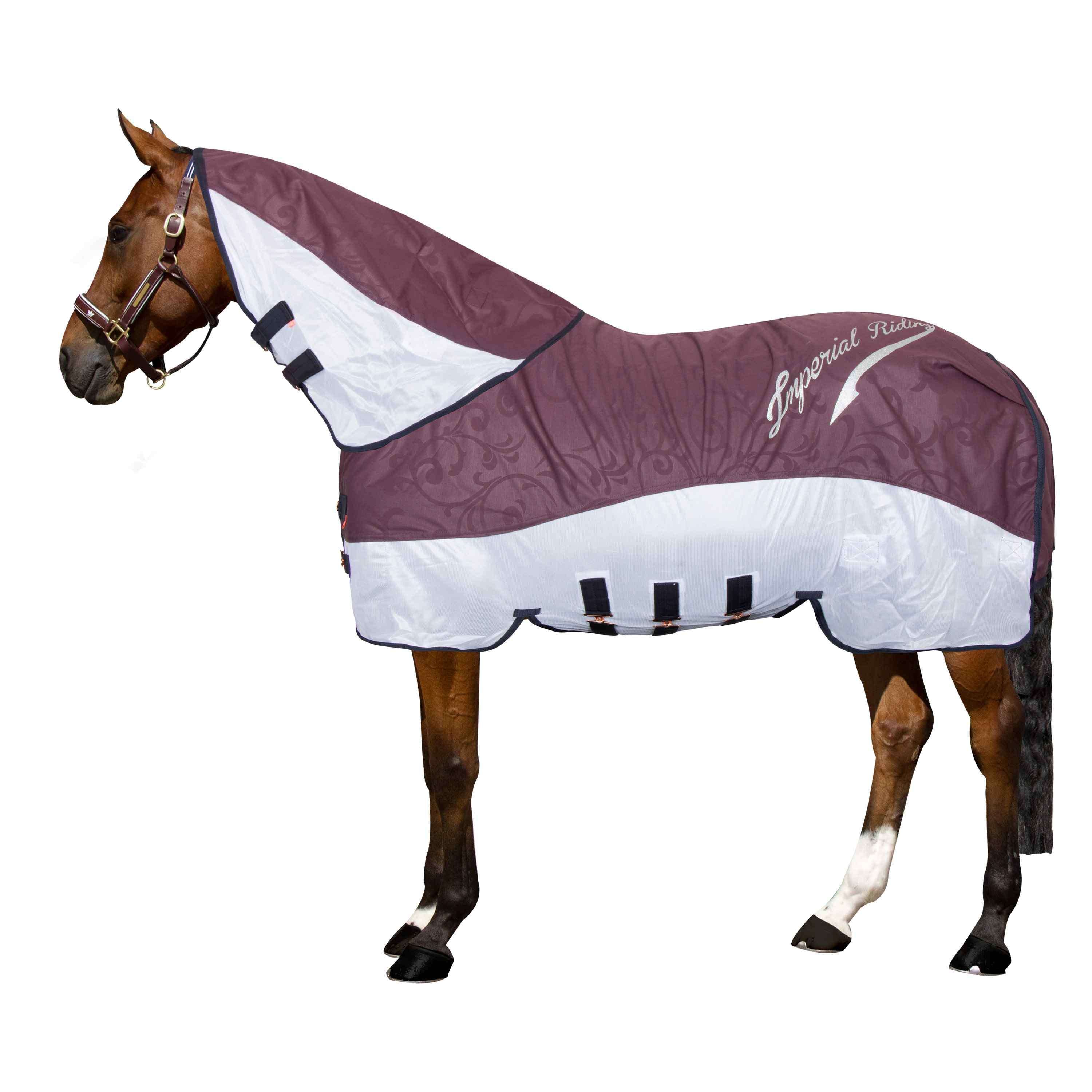 Imperial Riding Moustiquaire et Couverture de Protection Contre la Pluie IRHSuper-Dry Bordeaux - Image 3