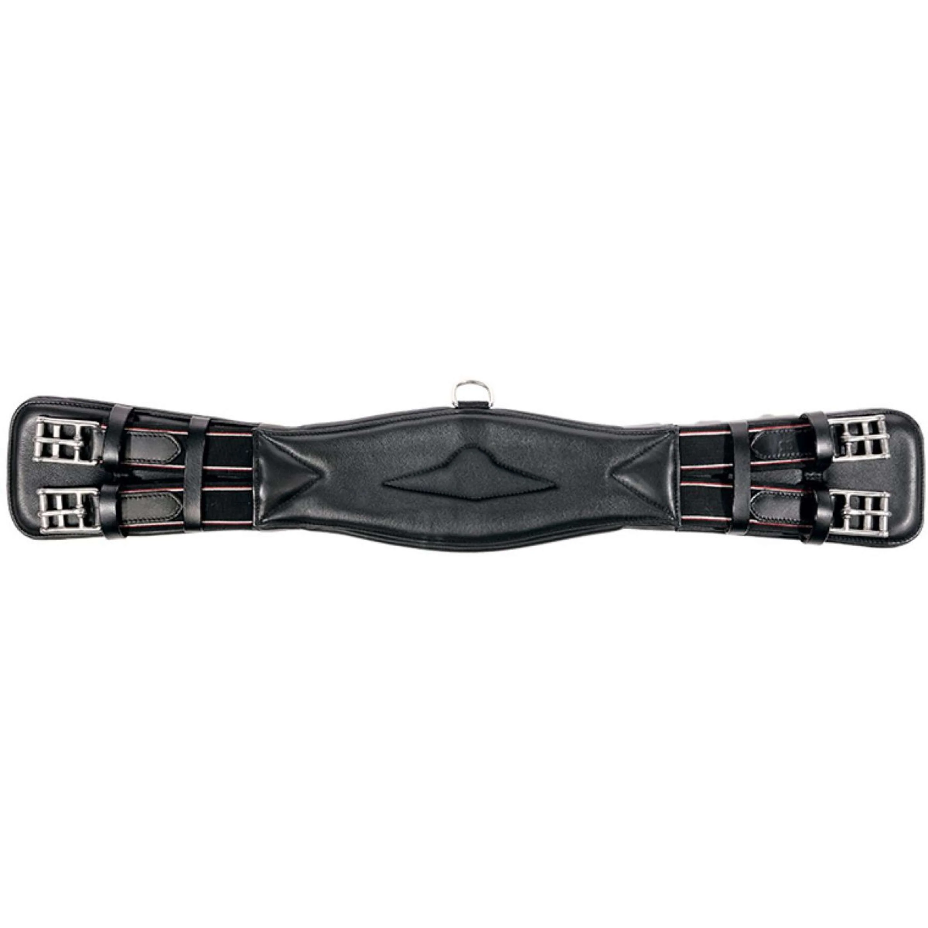 Kavalkade Sangle de Dressage Classic Soft Leather avec Élastique Noir