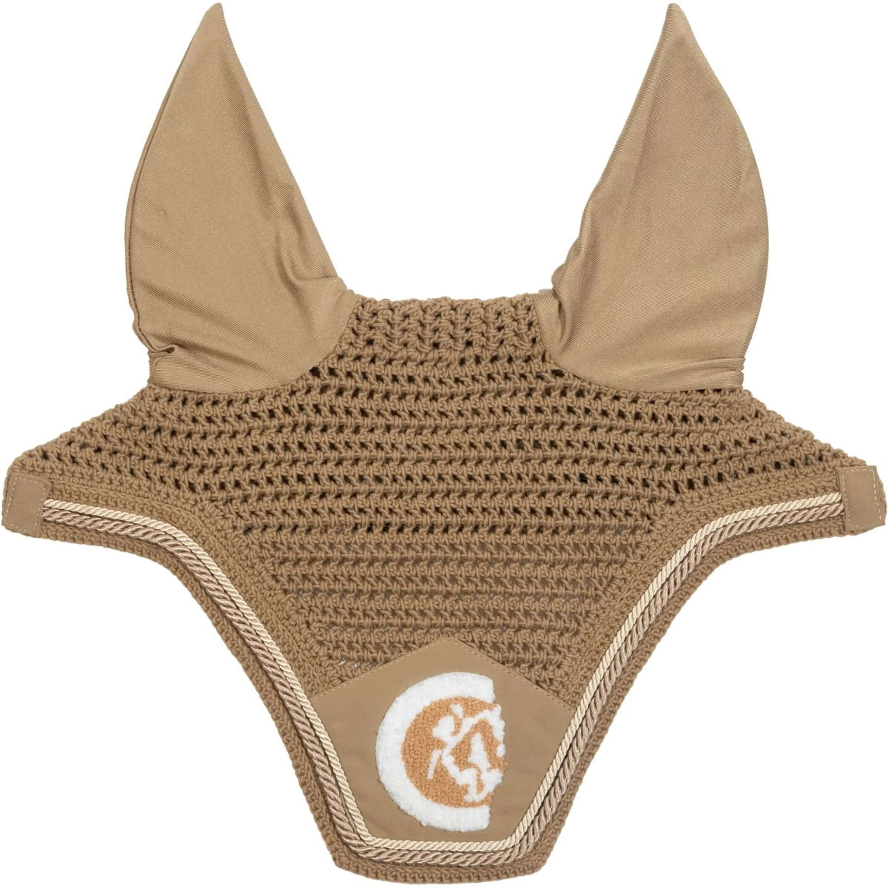 Kentucky Bonnet Anti-Mouches Wellington Soundless 3D Logo Rope Beige