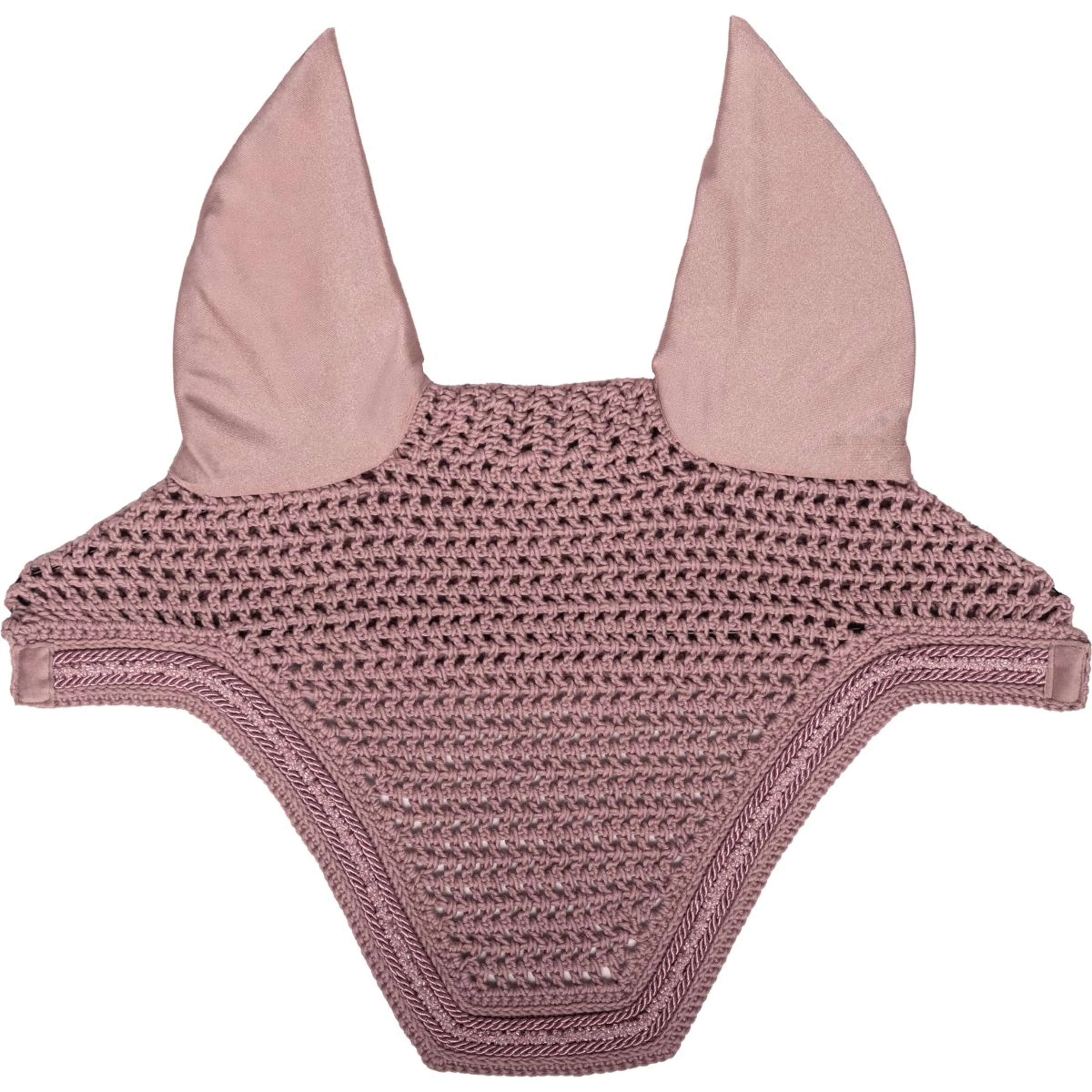 Kentucky Bonnet Anti-Mouches Wellington Velvet Mini Pearls Old Rose