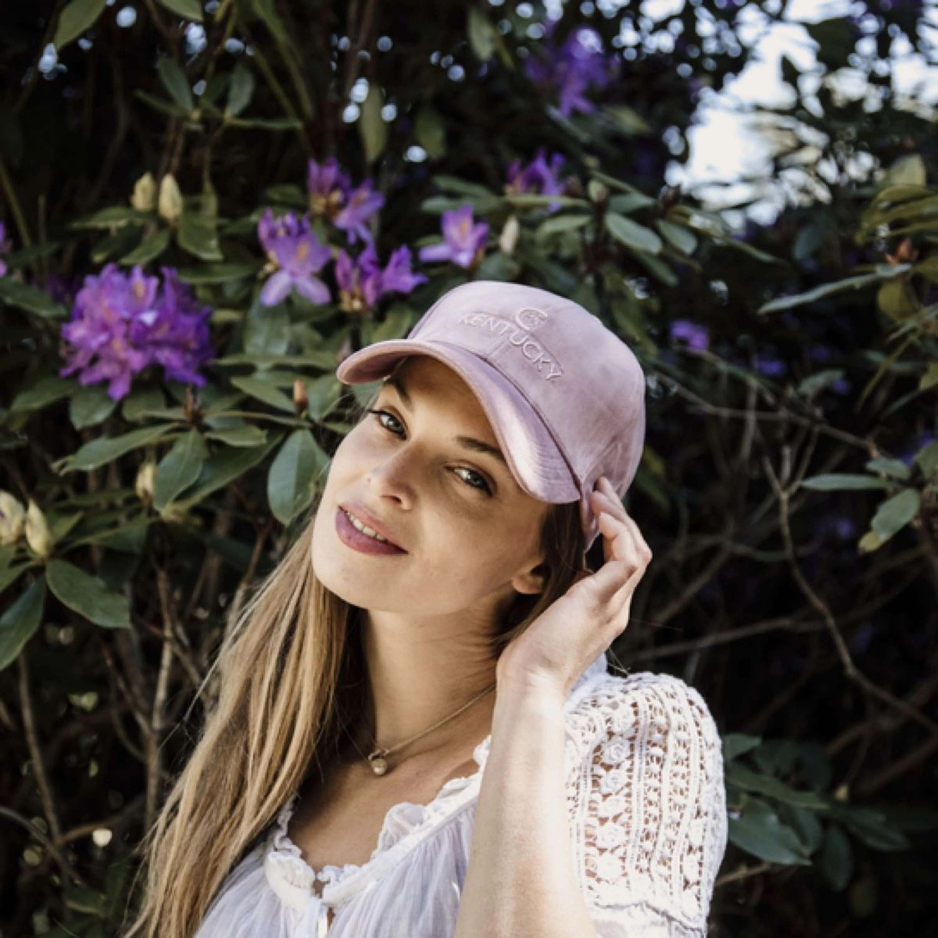 Kentucky Casquette velours Rose Vieux - Image 2