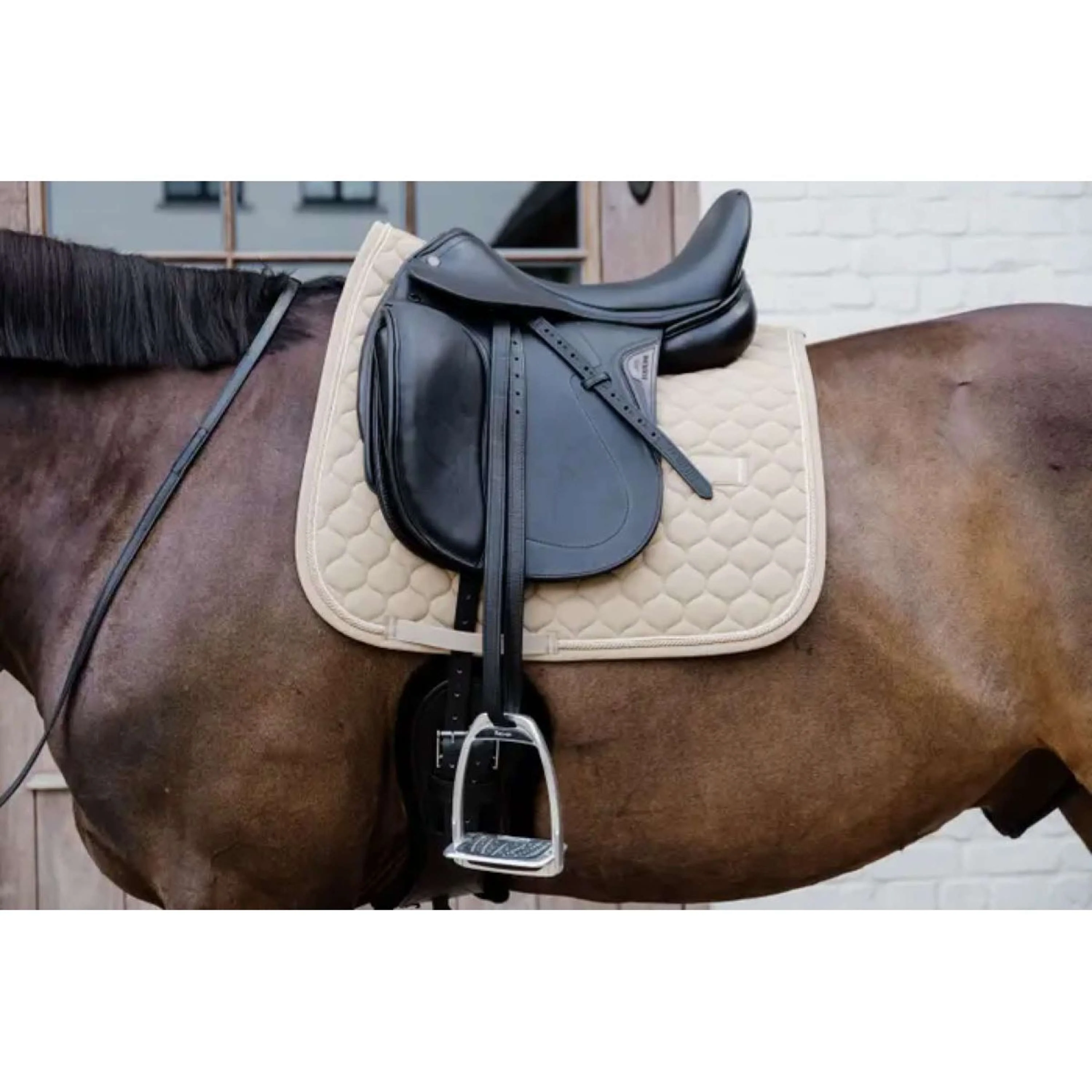 Kentucky Horsewear Tapis de Selle Onion Quilt Dressage Beige - Image 2