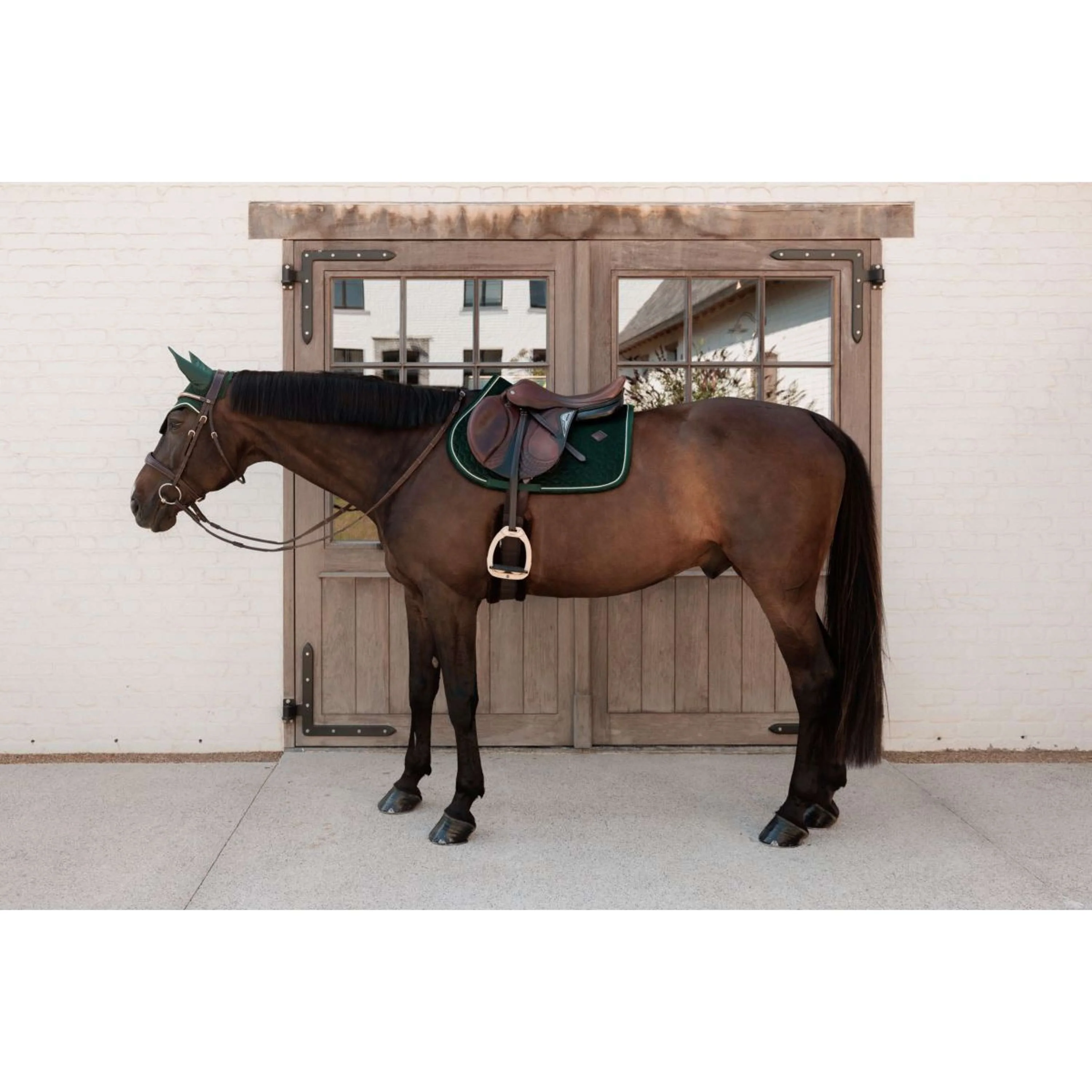 Kentucky Tapis de Selle Velvet de Saut Pine Green - Image 2