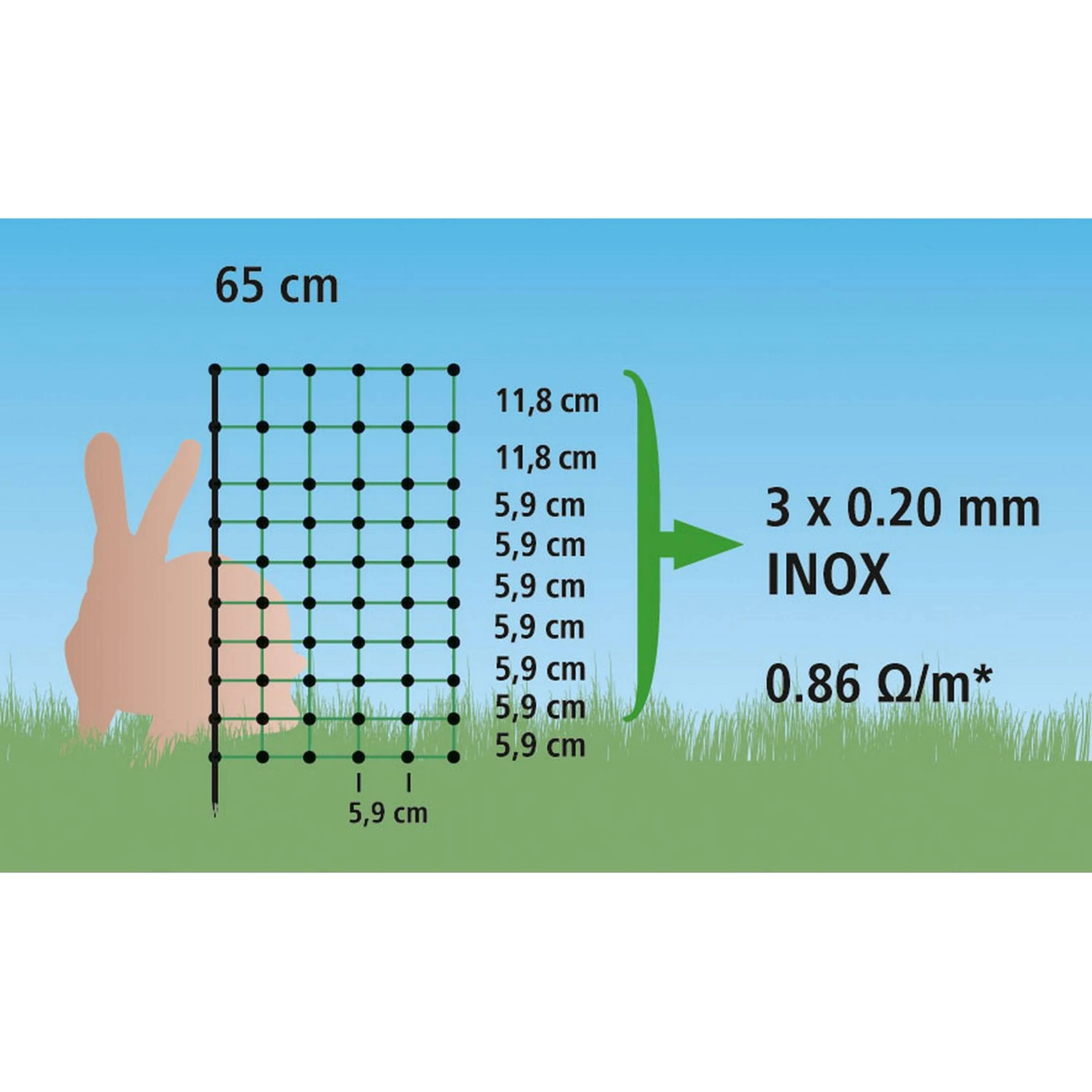 Kerbl Filet pour Lapin Simple Vert - Image 4