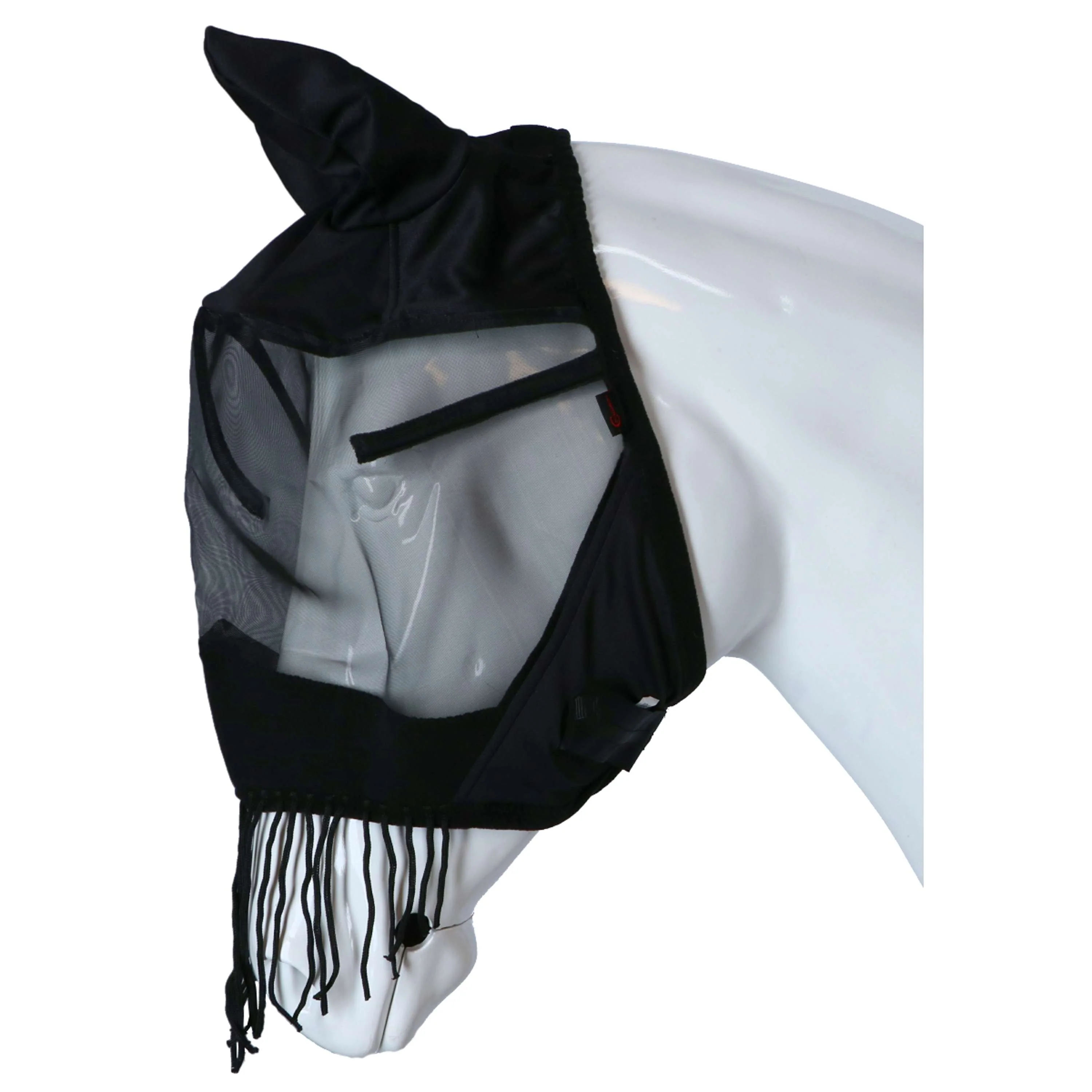 Kerbl Masque anti-mouches avec oreilles Noir - Image 4