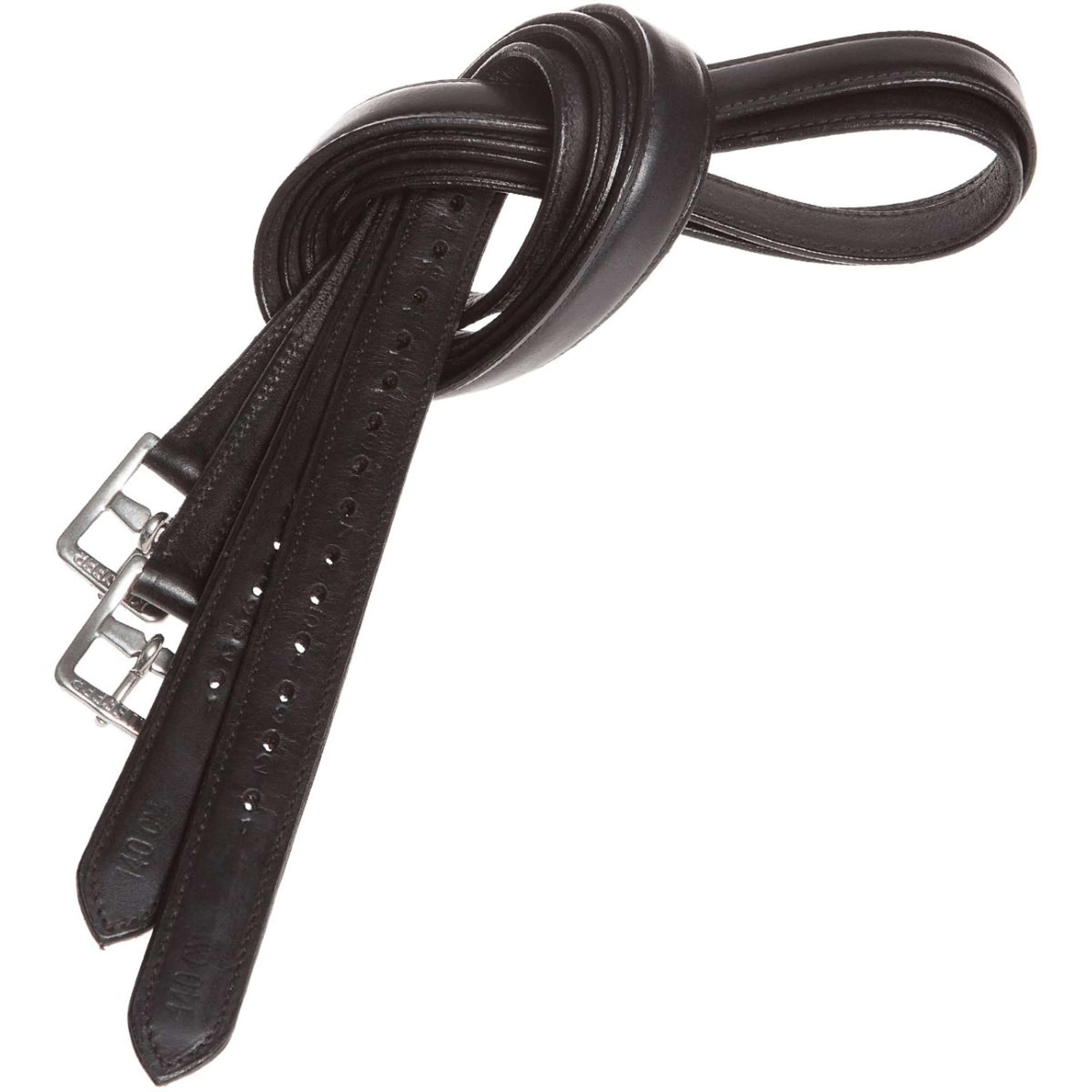 Kieffer Etrivières Cuir Noir