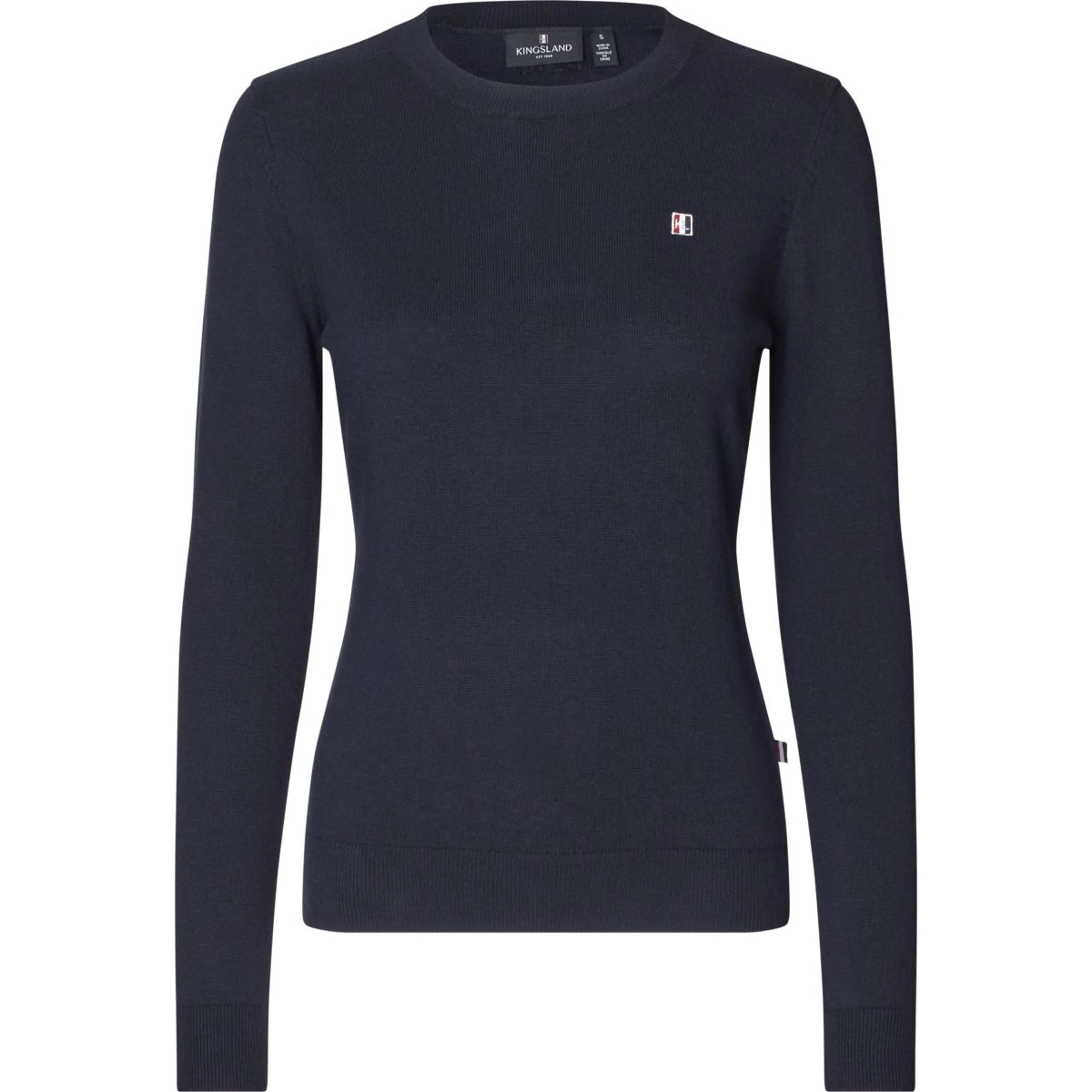 Kingsland Pullover Classic Col en O Marin