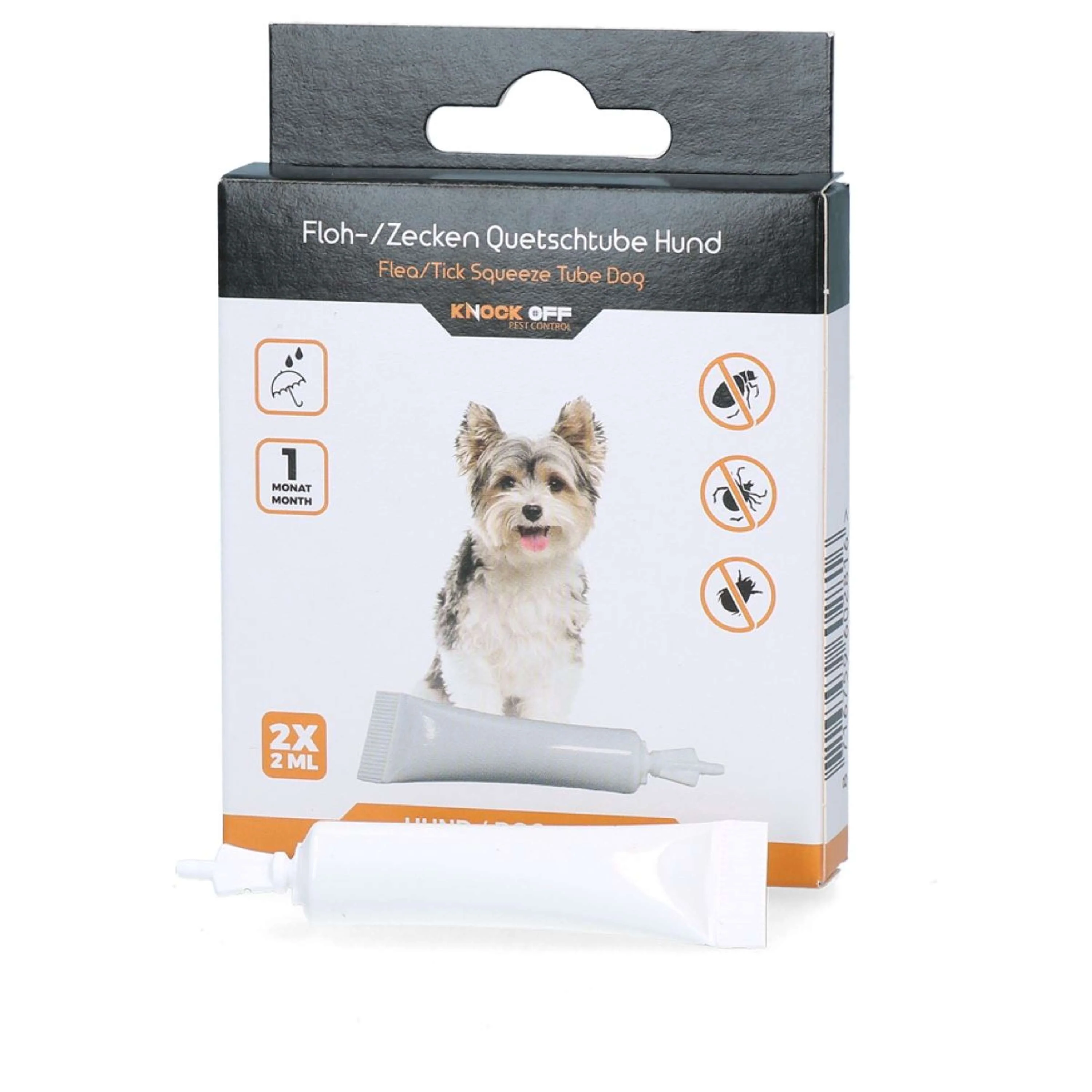 Knock Off Pipette anti-puces et tiques <5kg Chien