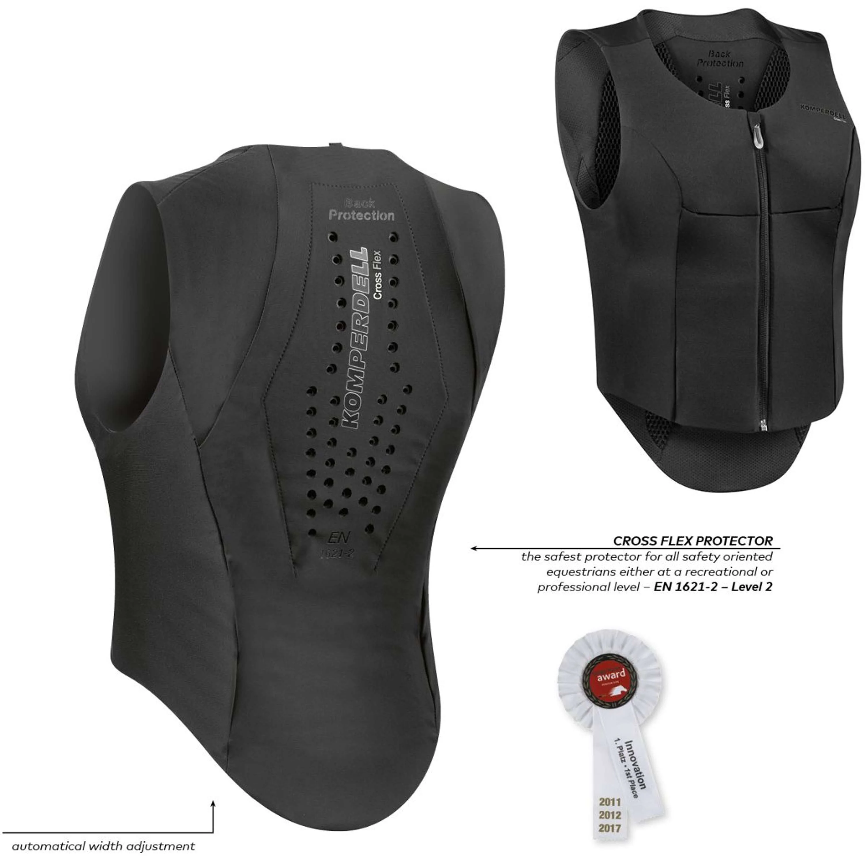 Komperdell Gilet de Protection Flexfit Mince Noir/Gris - Image 2