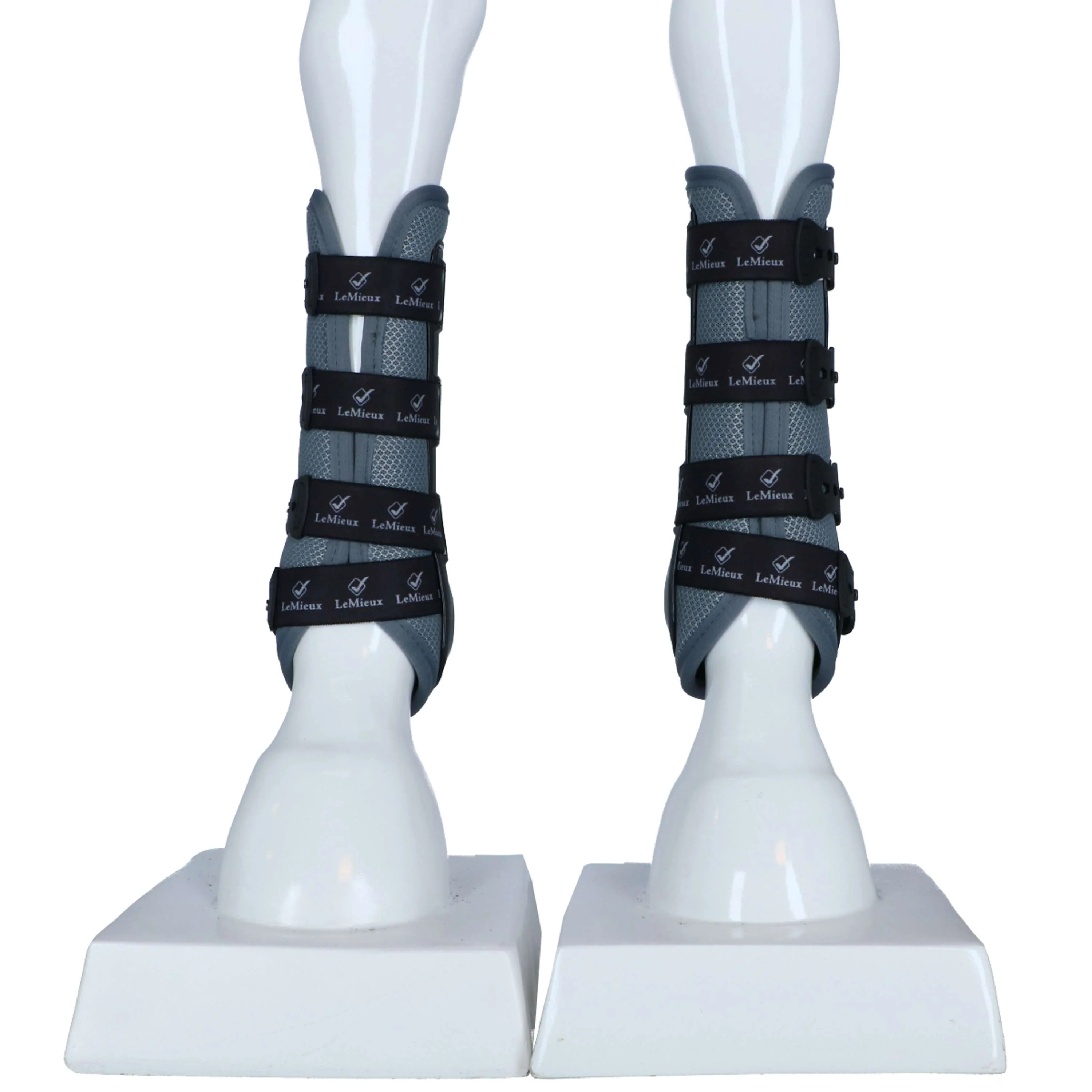 LeMieux Guêtres Snug Boots Ultramesh Front Gris - Image 2