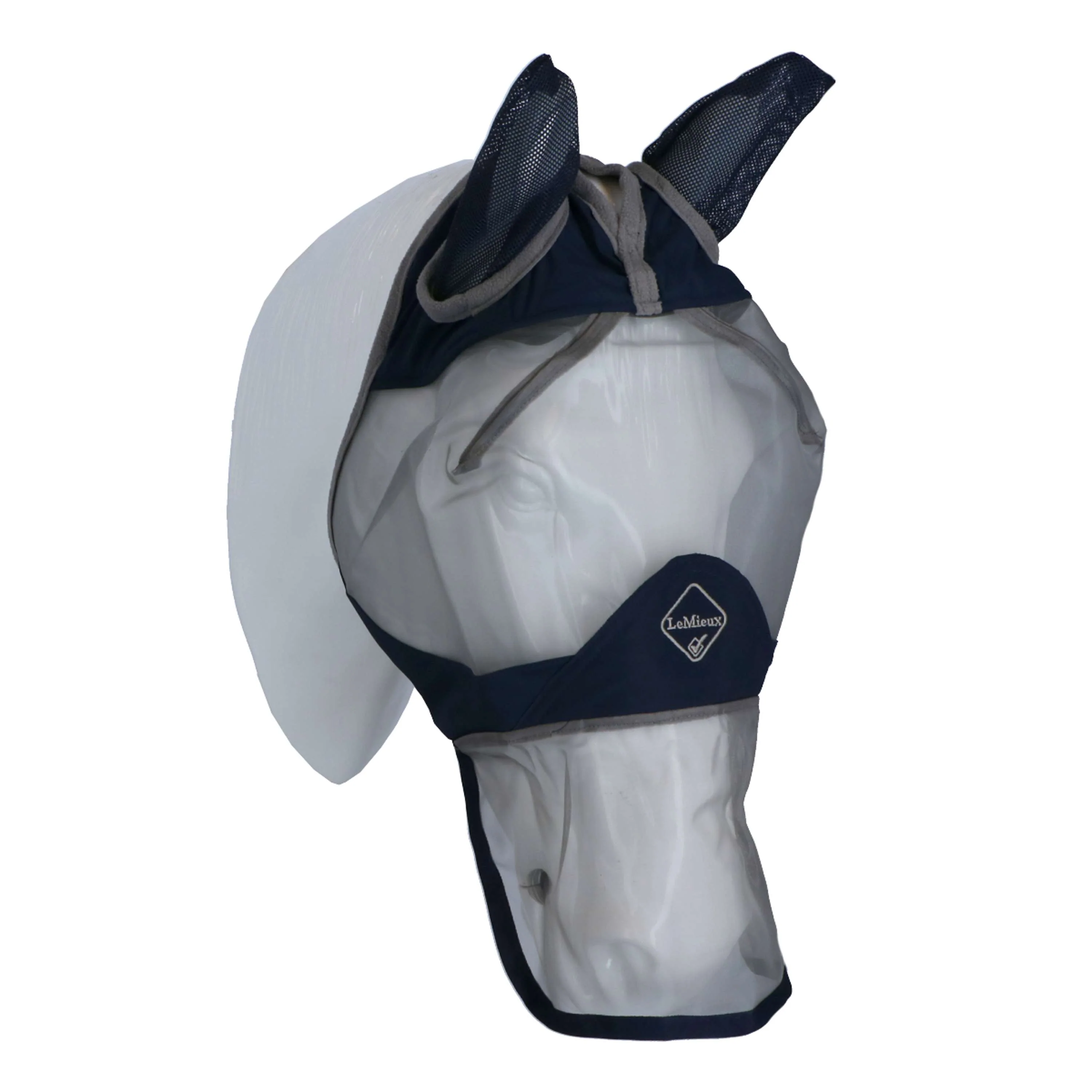 LeMieux Masque Anti-Mouches Amour Shield Pro avec Nez & Oreilles Marin - Image 2