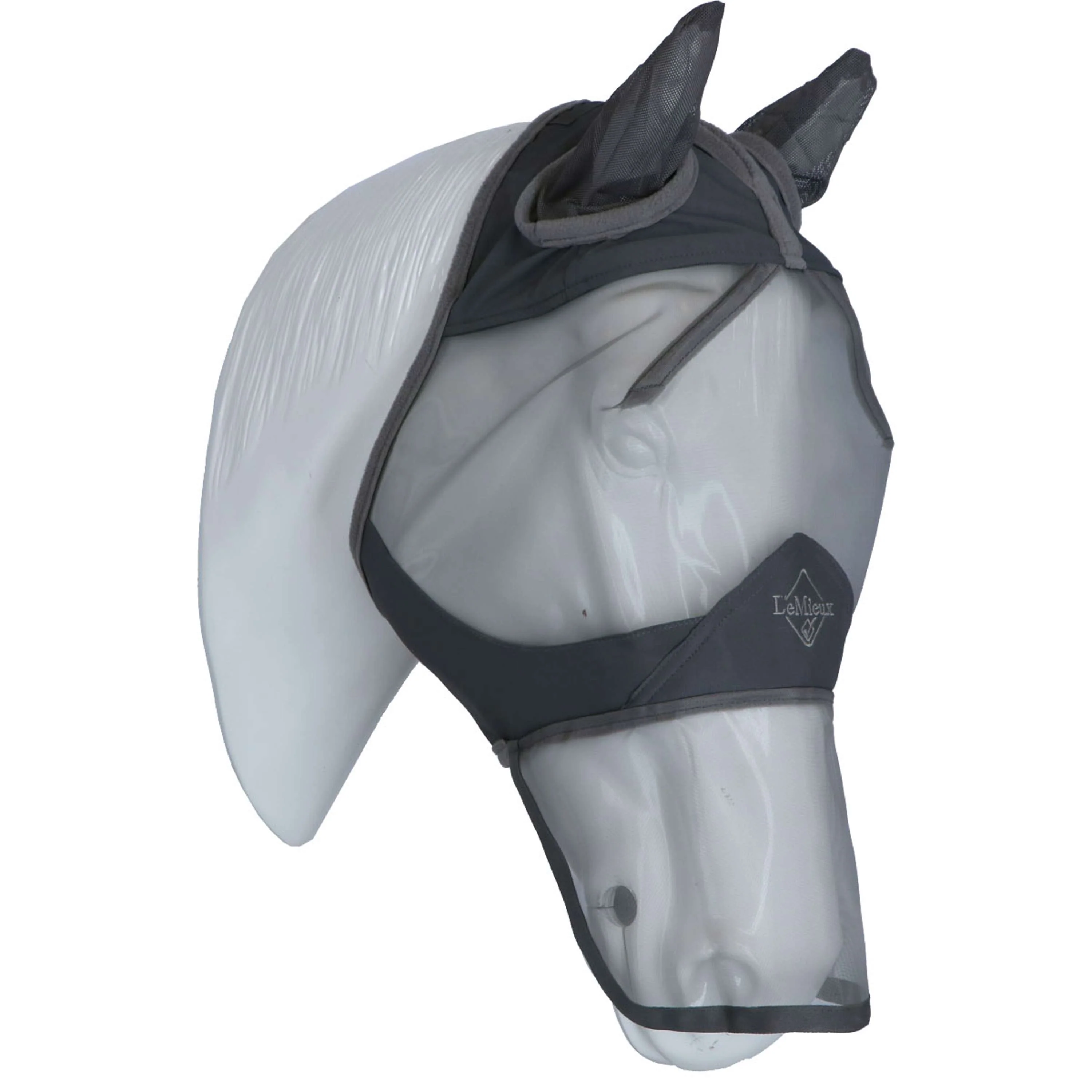 LeMieux Masque Anti-Mouches ArmourShield Pro Full Gris - Image 2