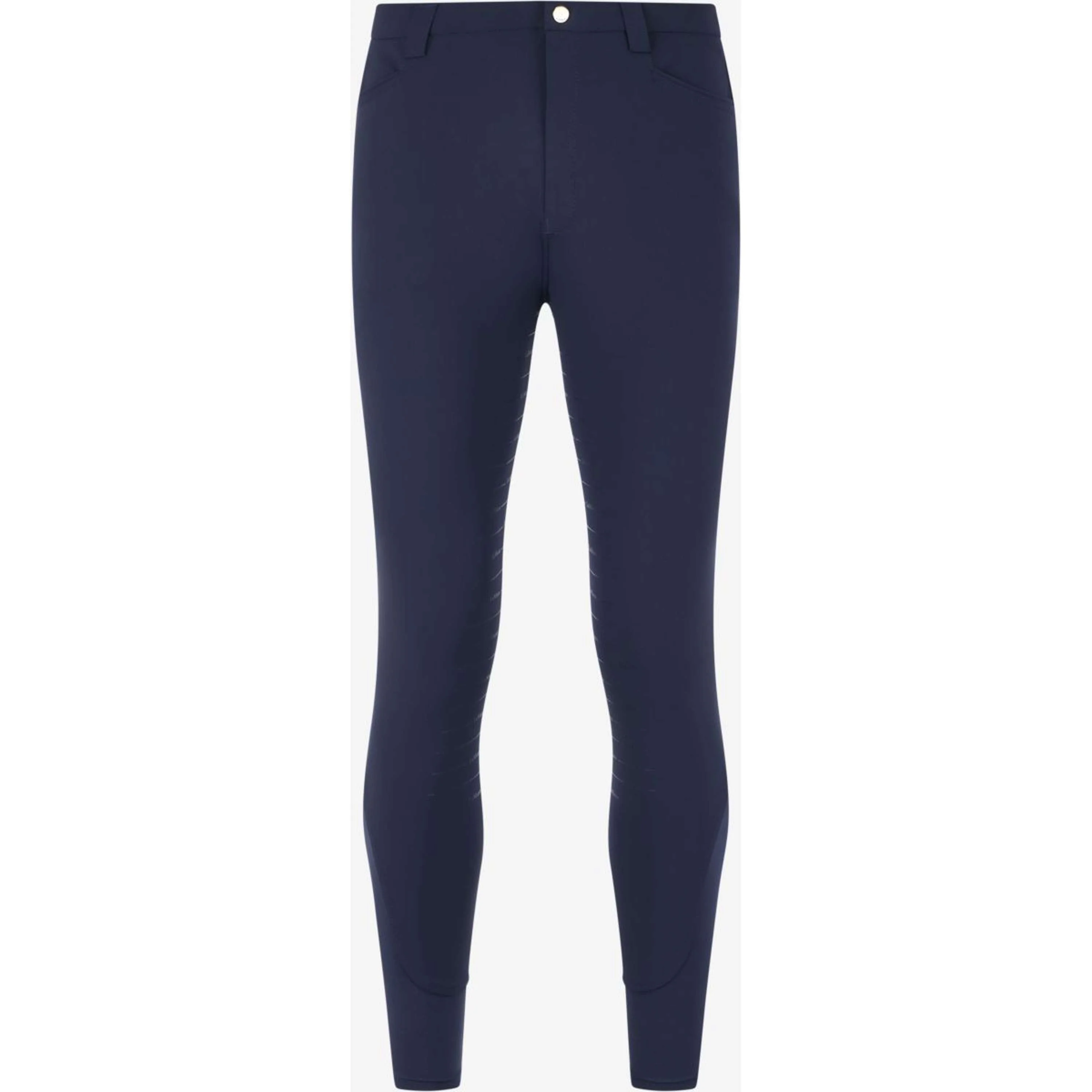 LeMieux Pantalon d'Équitation Sports Full Grip Hommes Marin