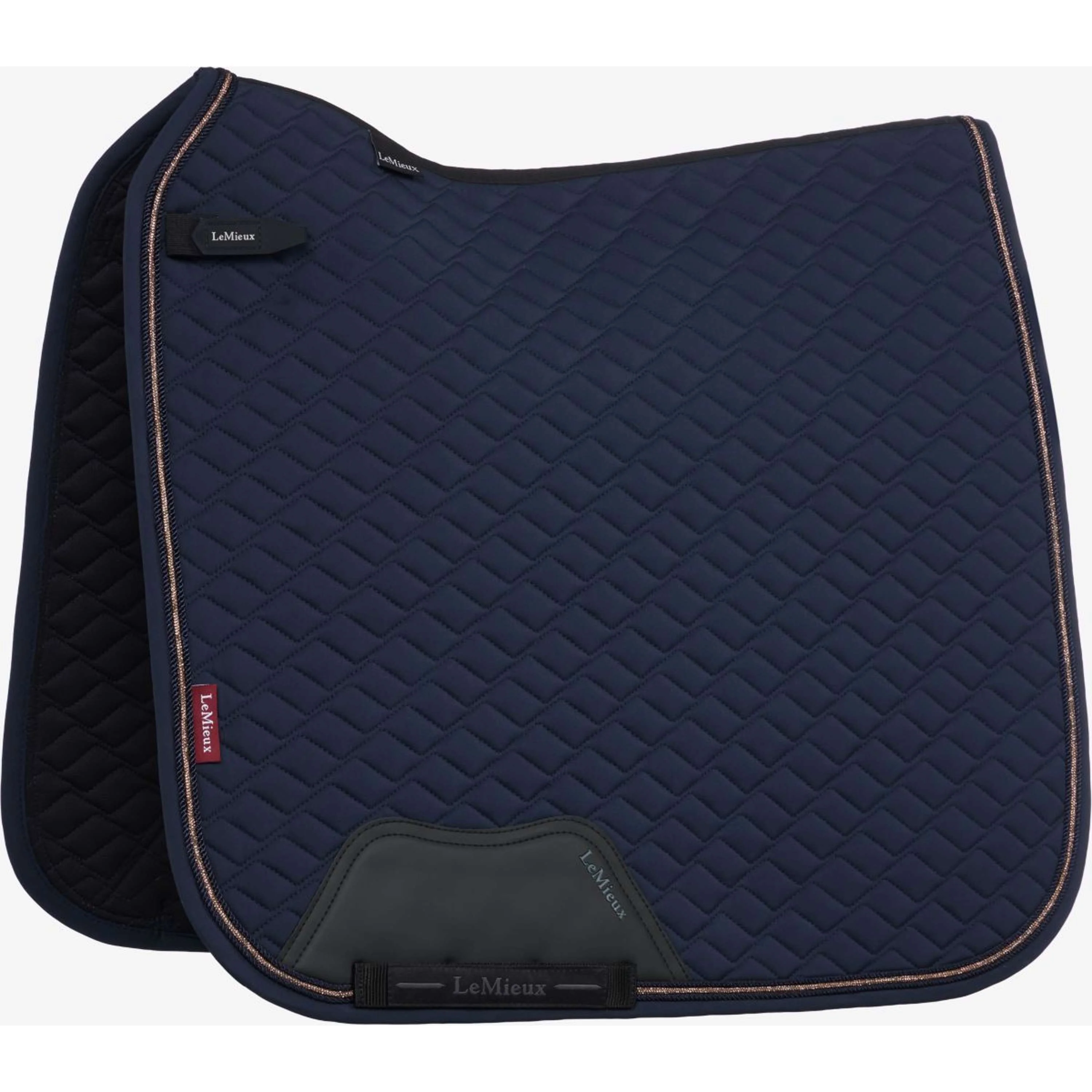 LeMieux Tapis de Selle Brilliance Dressage Marin