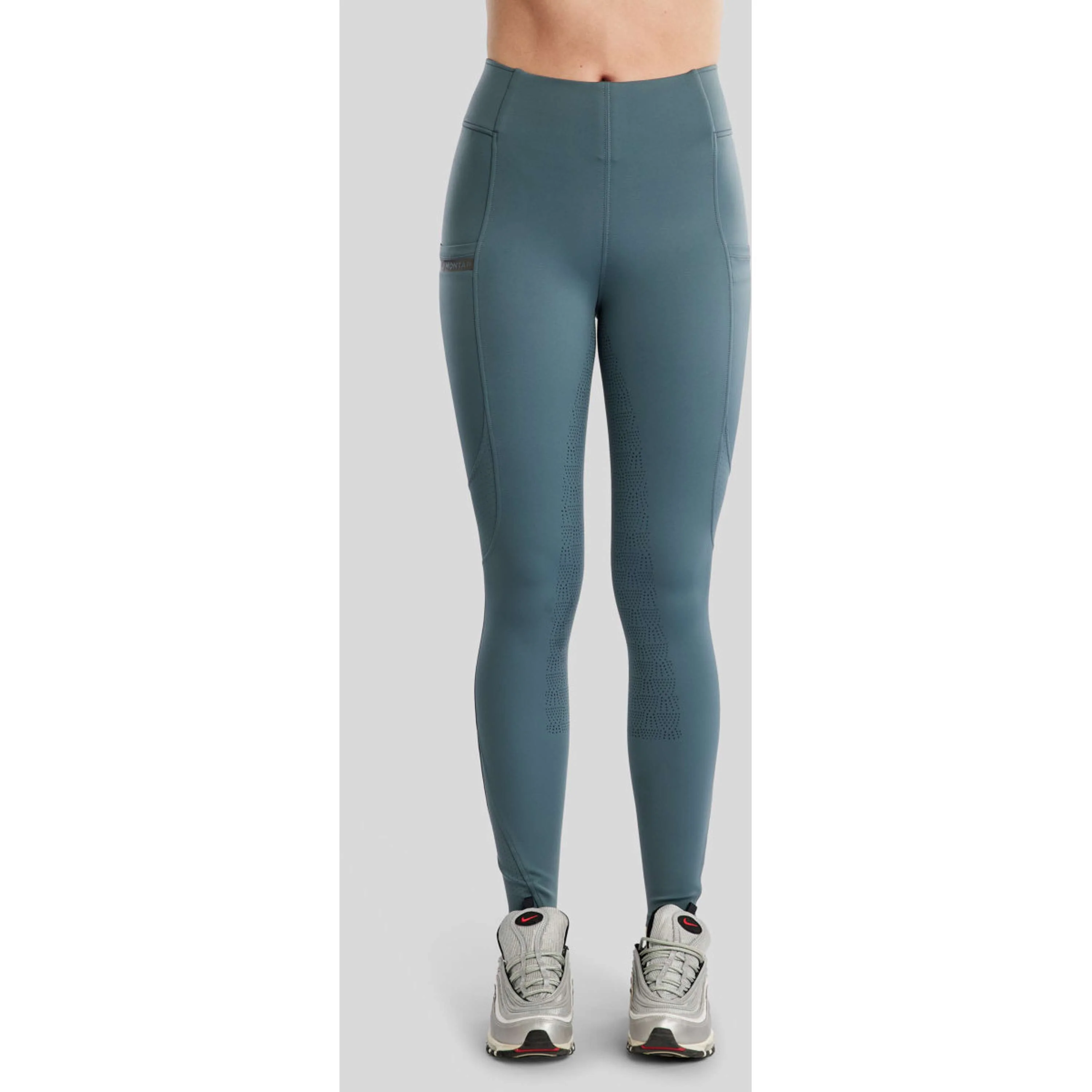 Montar Legging d'Équitation MoTilley Full Grip Dark Slate
