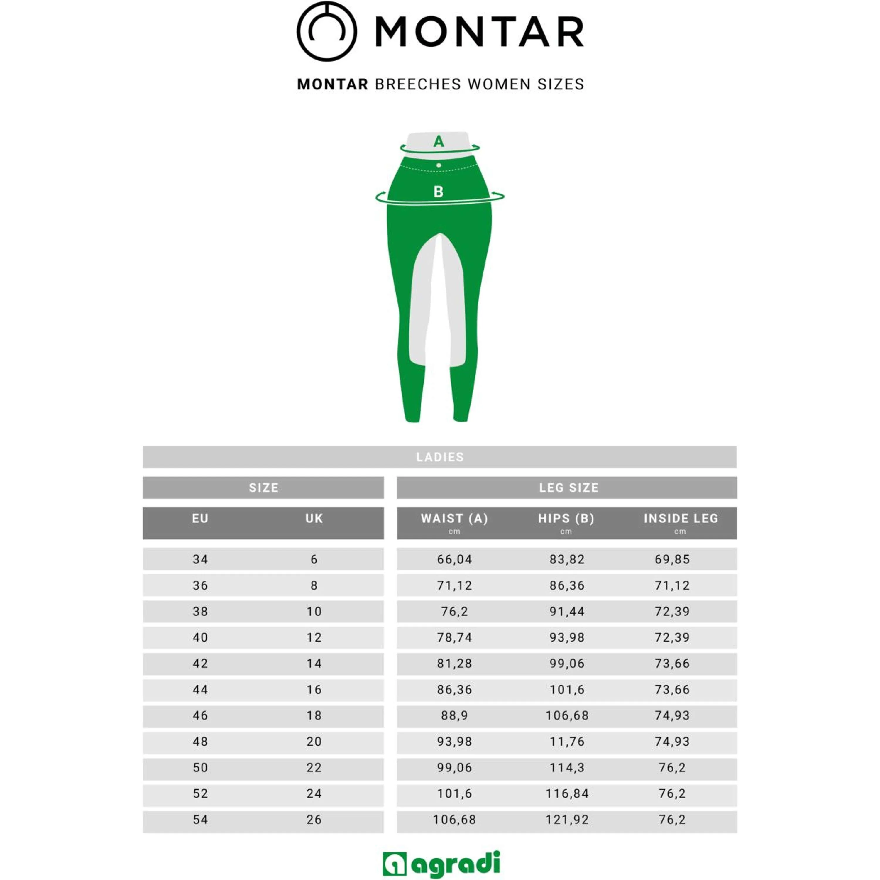 Montar Pantalon d'Équitation Megan Yati Highwaist Full Grip Blanc - Image 5