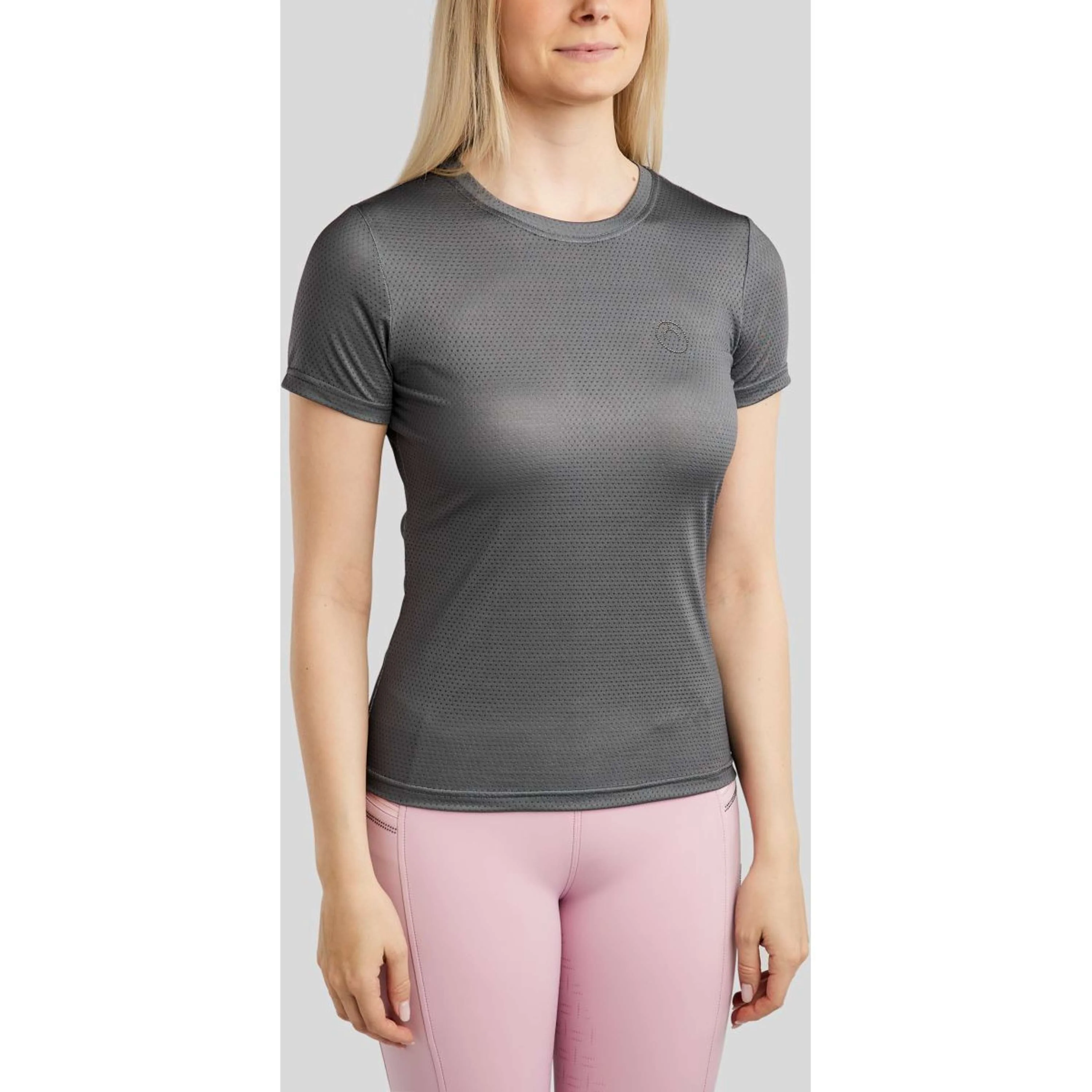 Montar T-Shirt MoGrace Mesh Tee Gris