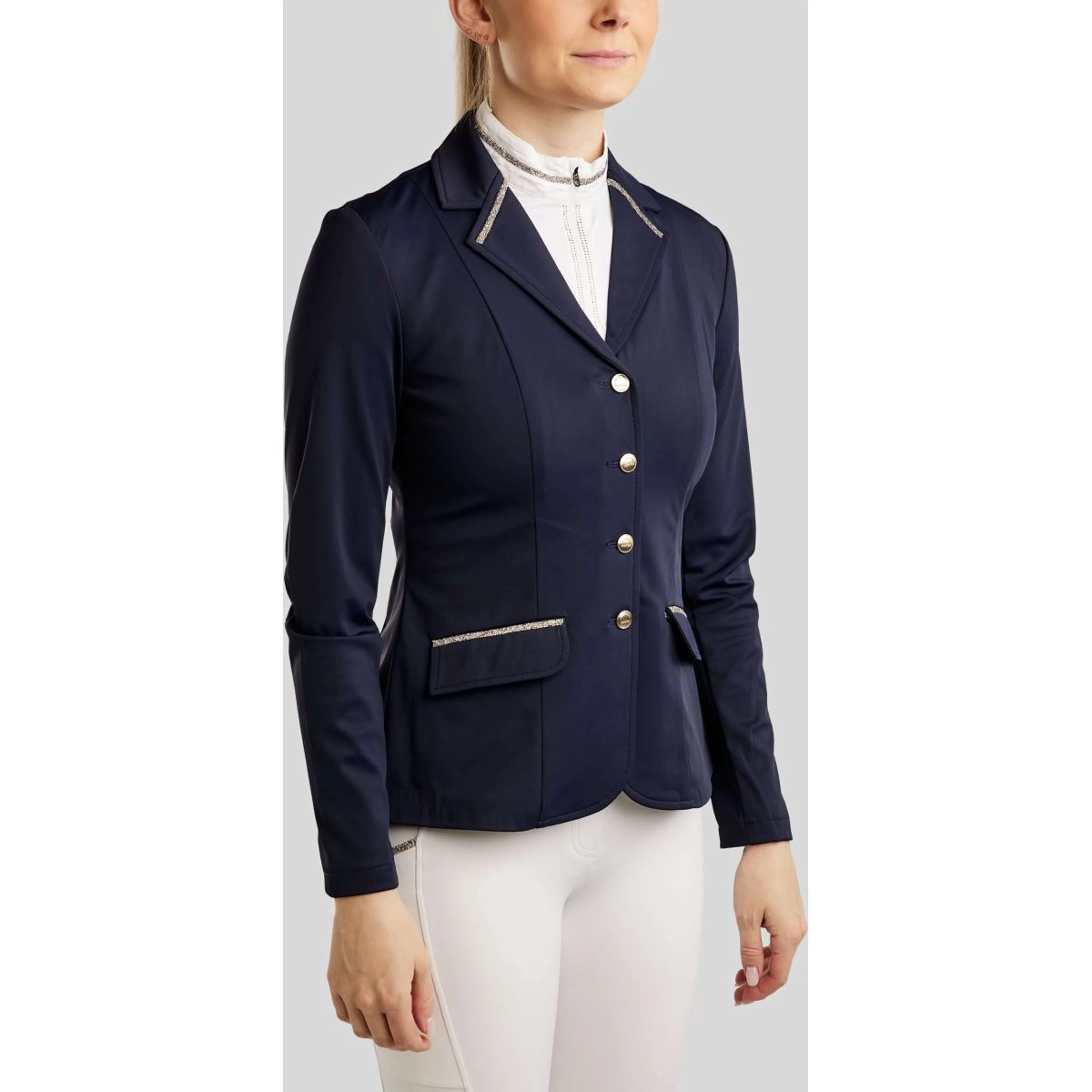 Montar Veste de Concours MoLila Champagne Crystals Marin
