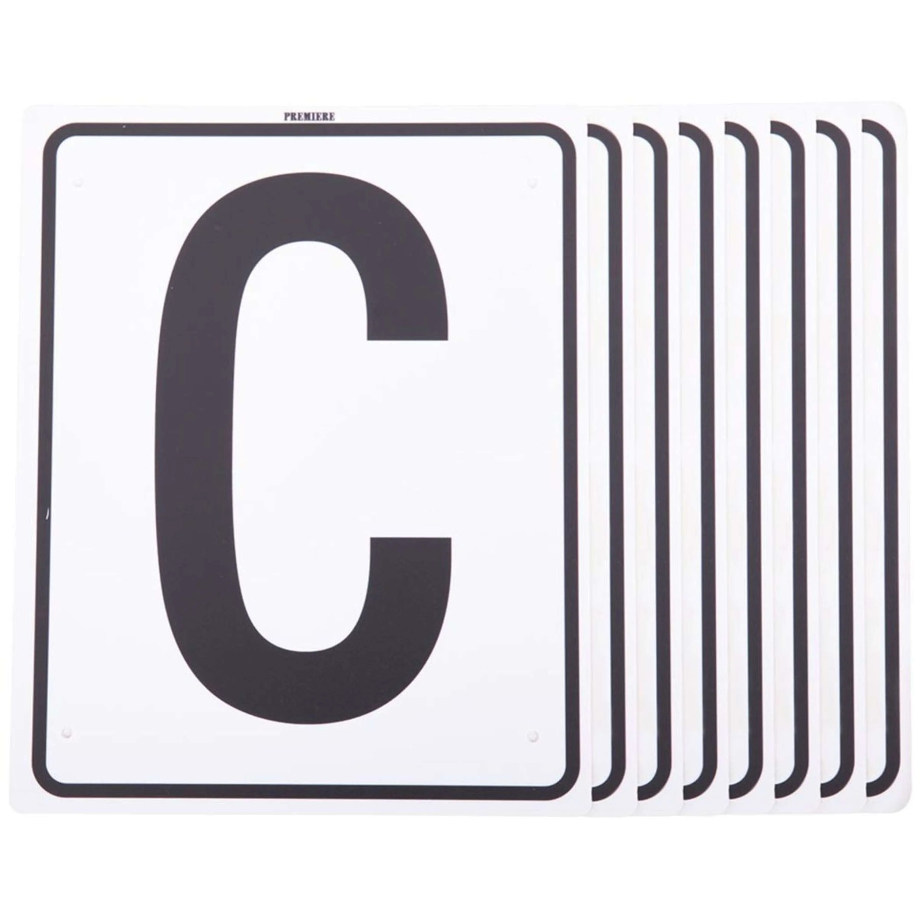 Premiere Lettres de Manège 20x25cm Blanc