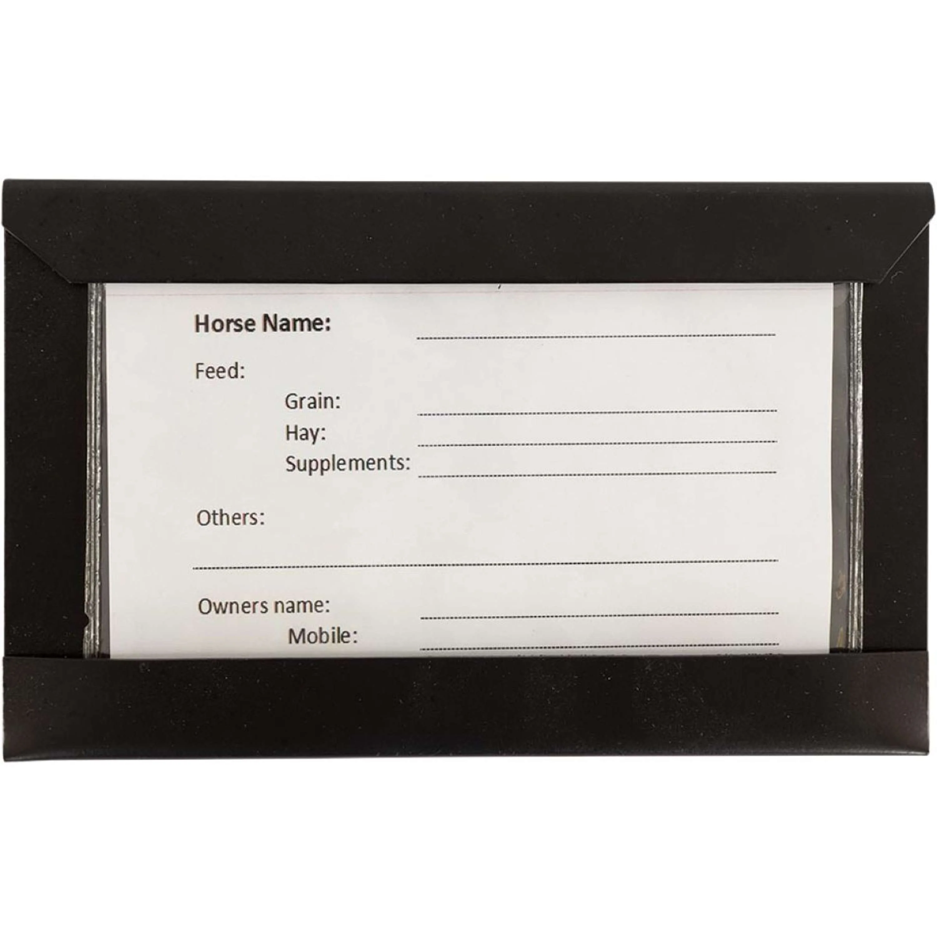 Premiere Plaque de Box Noir