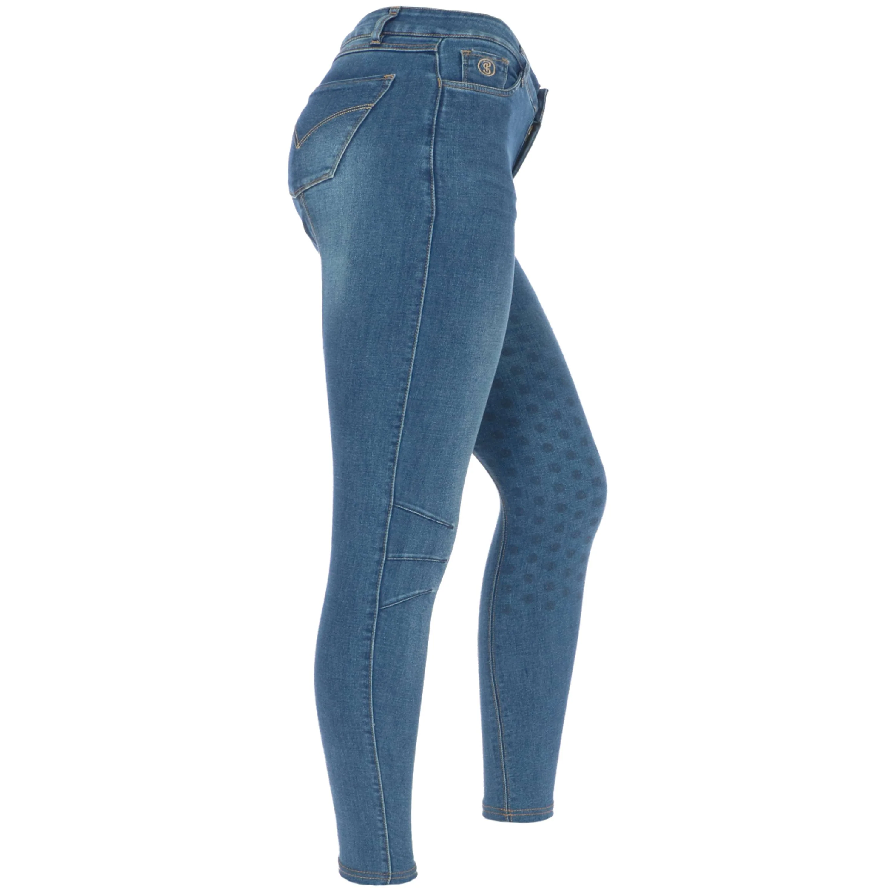 PS of Sweden Pantalon d'Équitation Maggie Jeans Blue Denim - Image 4