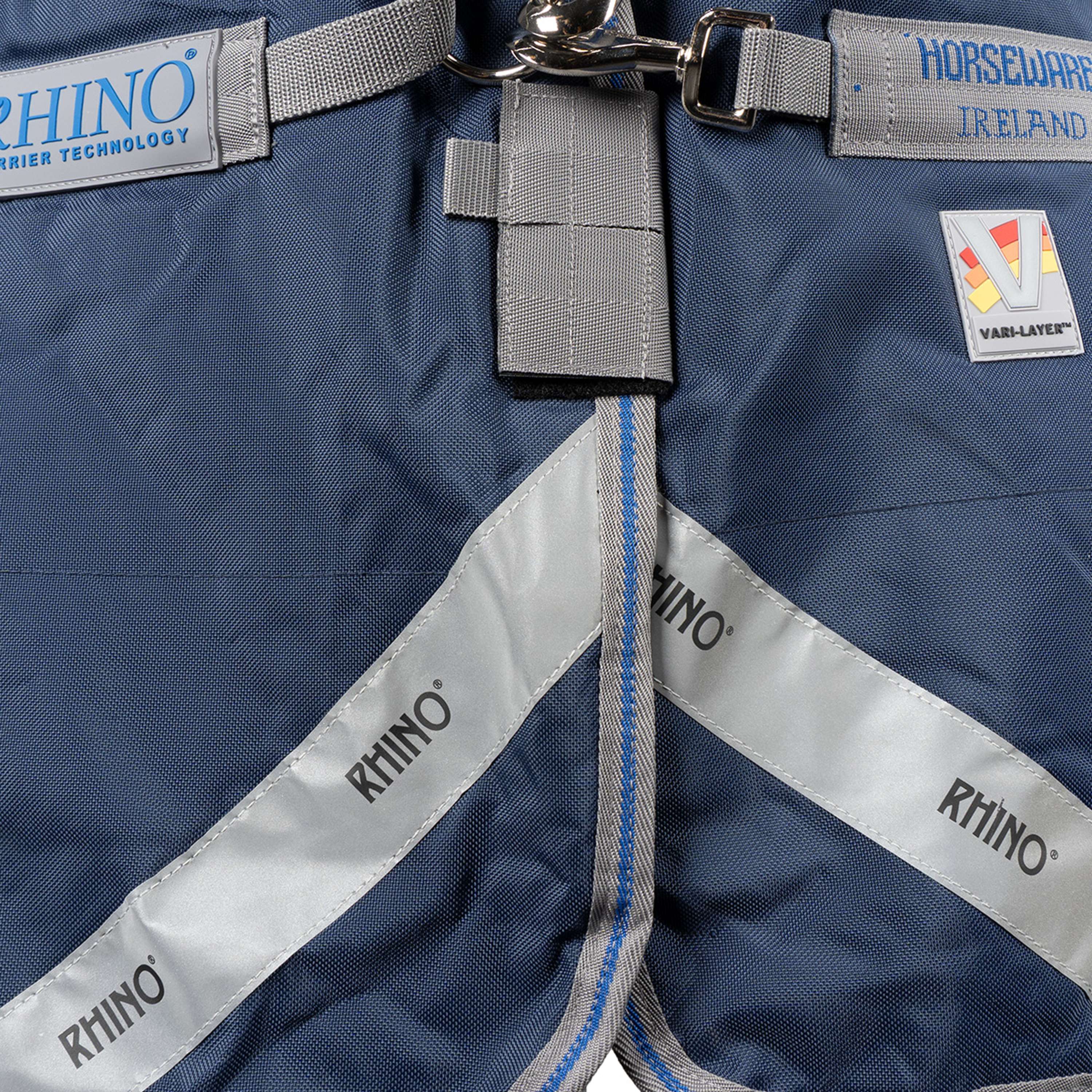 Rhino Plus Turnout Medium Varilayer 250g Navy/Titanium Grey - Image 8