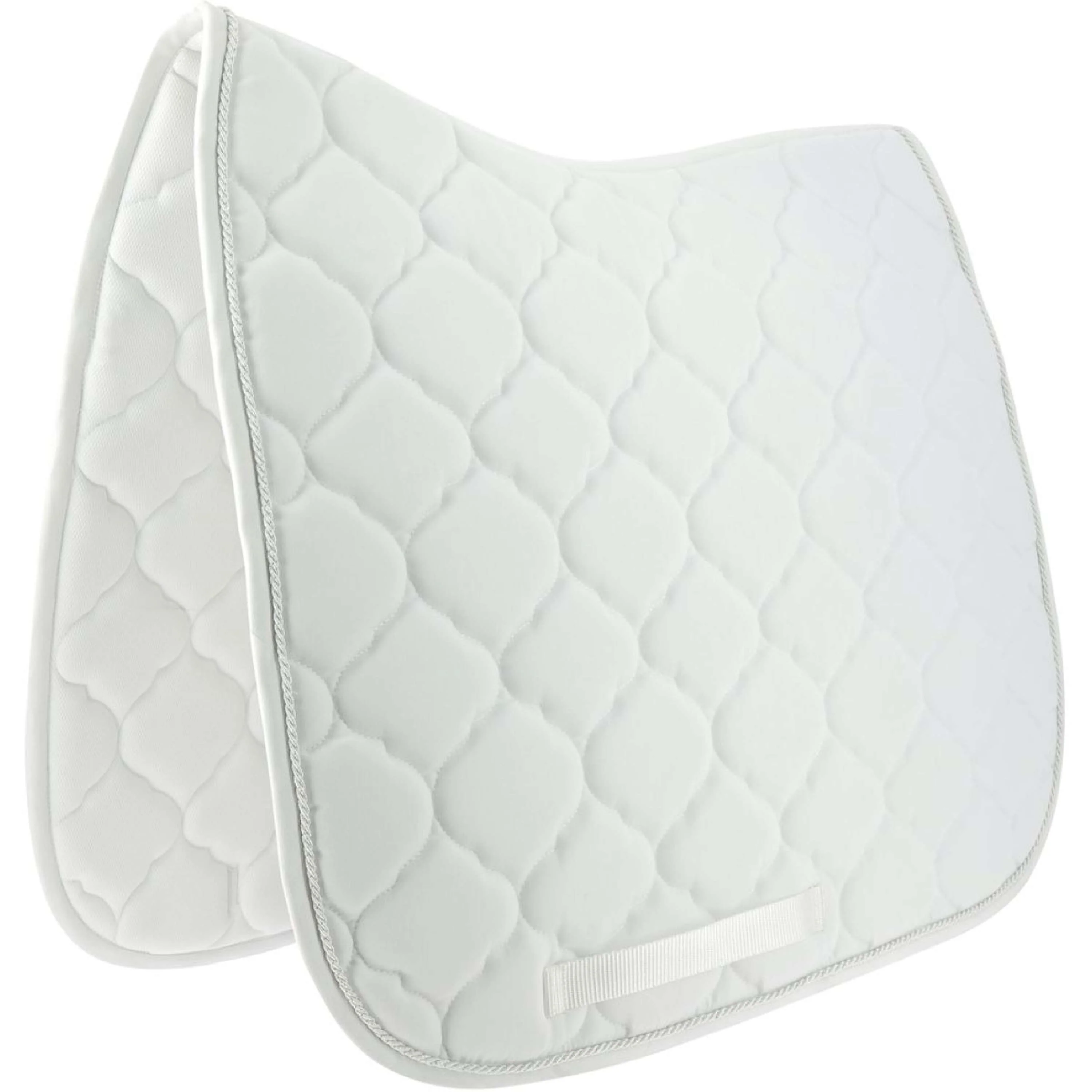Riding World Tapis de Selle Rope Dressage Blanc