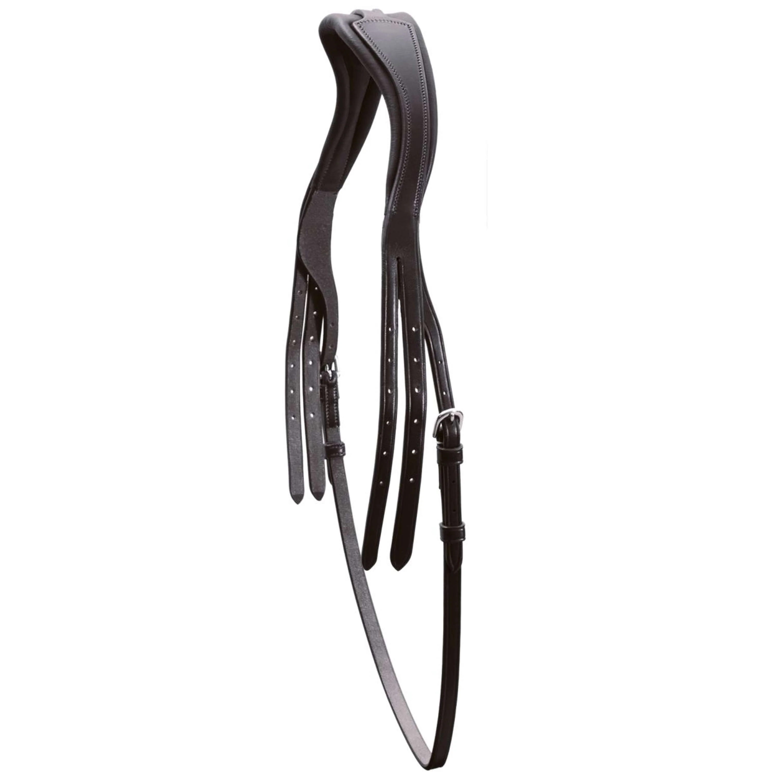 Schockemöhle Pièce de Tête Select avec Sous-Gorge Noir/Argent
