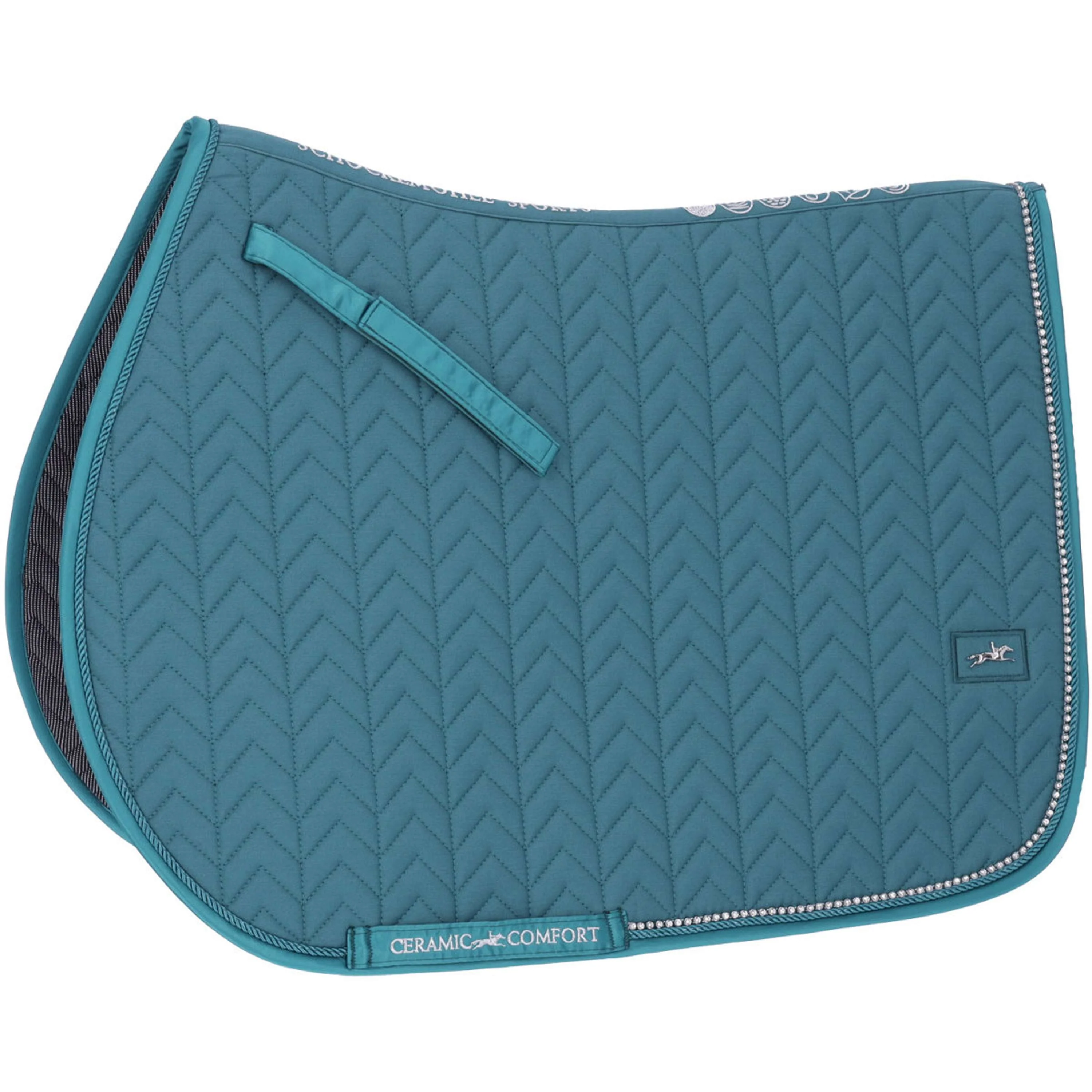 Schockemöhle Tapis de Selle SPCeramica S Style de Saut Colonial Blue