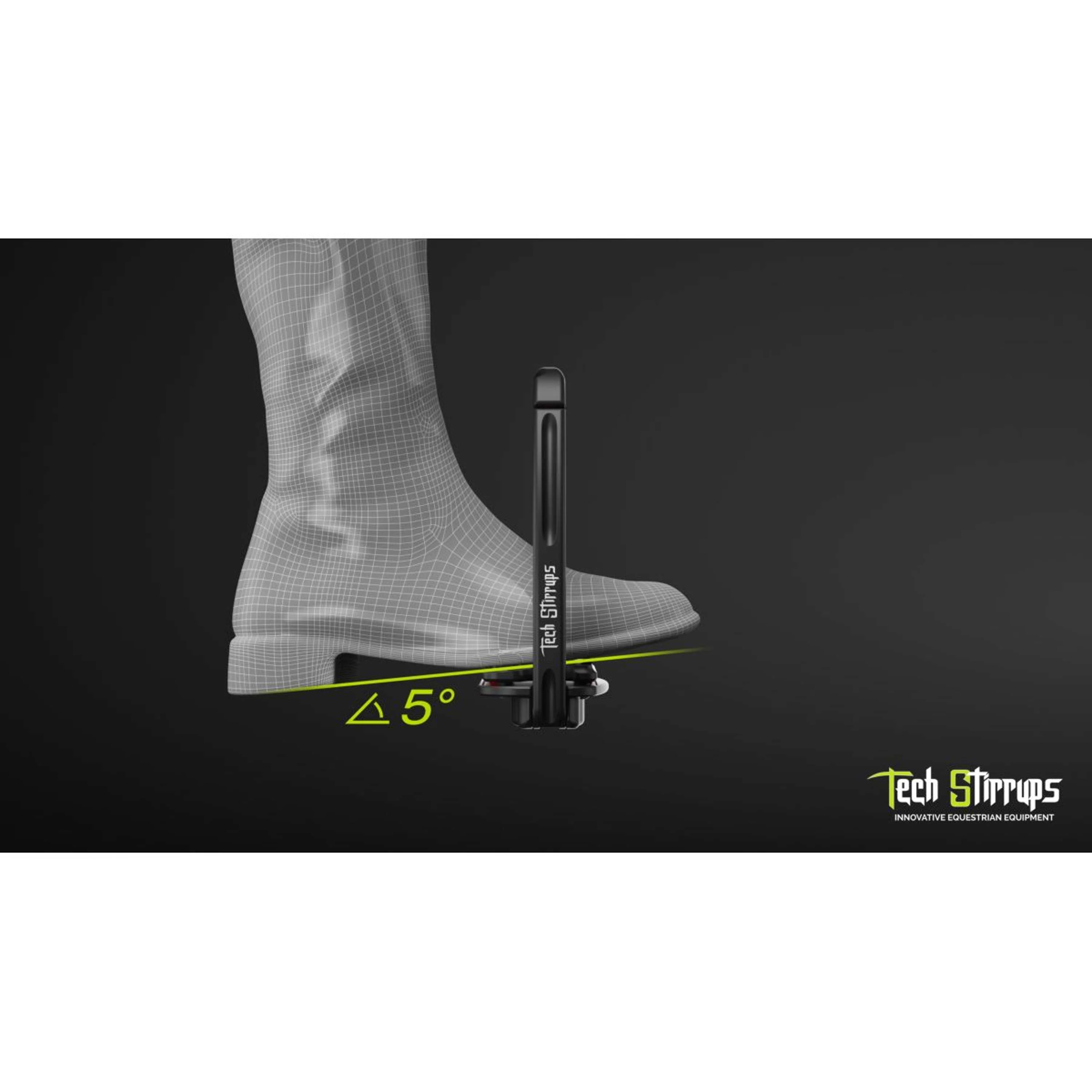 Tech Stirrups Étriers Venice Plus EVO Noir/Or rose - Image 6