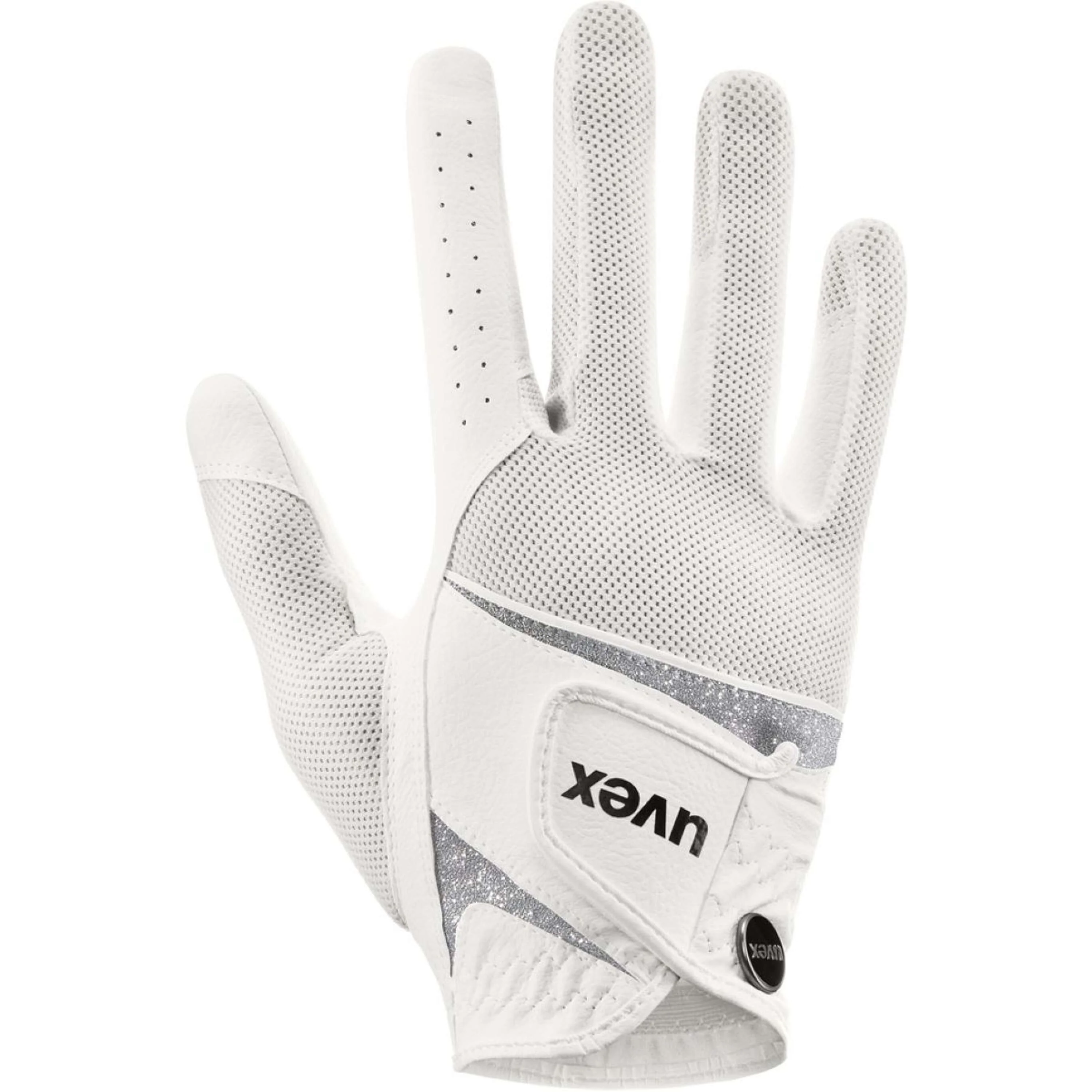 Uvex Gants d'Équitation Sumair Glamour Blanc/Argent