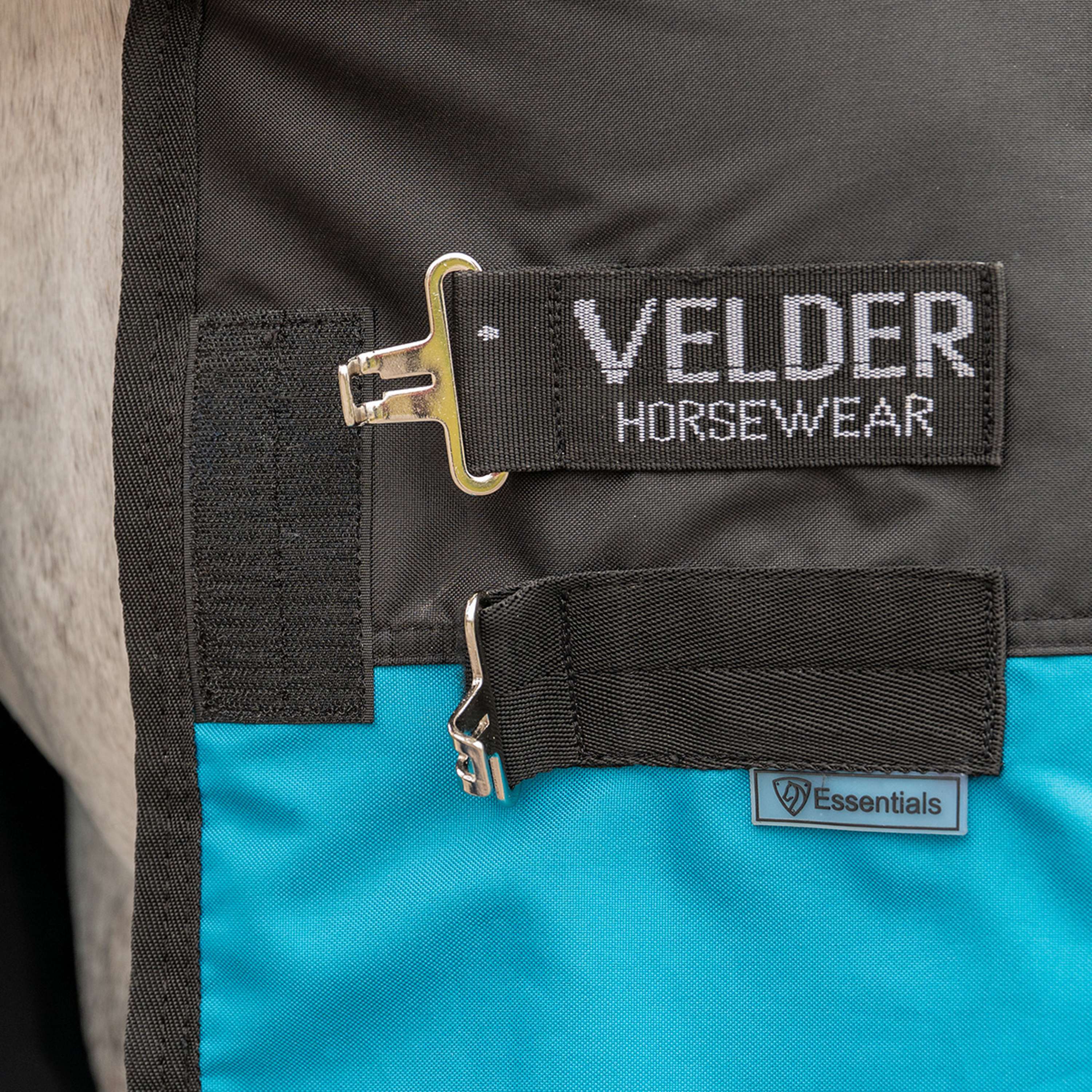 Velder Horsewear Essentials Classic Turnout Rug 600D 0g Noir - Image 4