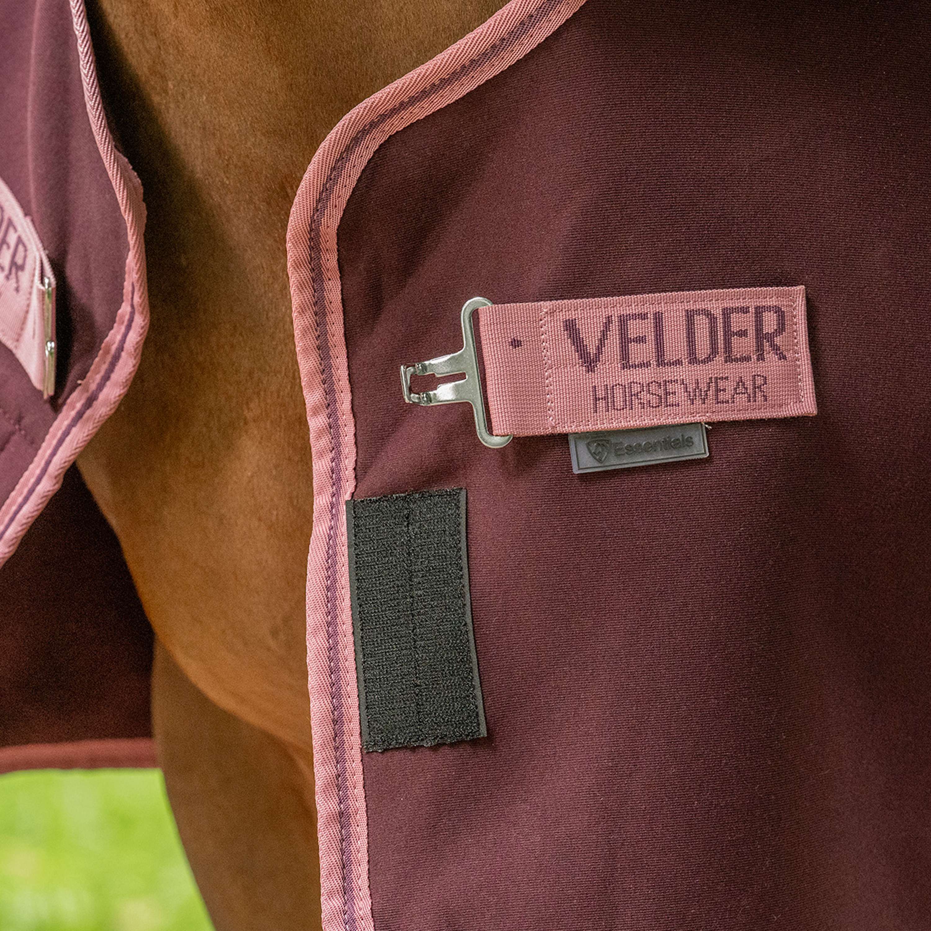 Velder Horsewear Essentials Cooler Rug Plum Brown - Image 3