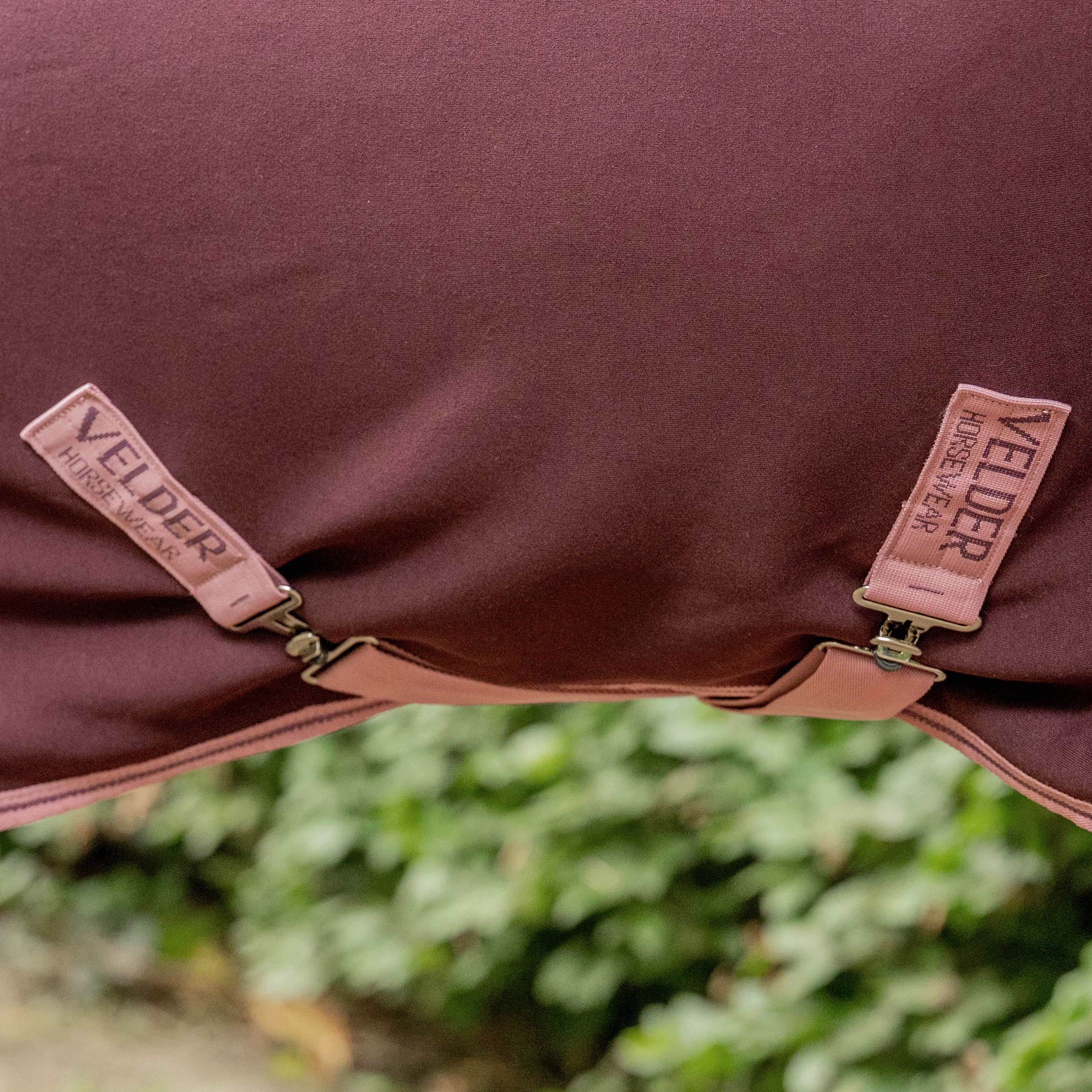 Velder Horsewear Essentials Cooler Rug Plum Brown - Image 4