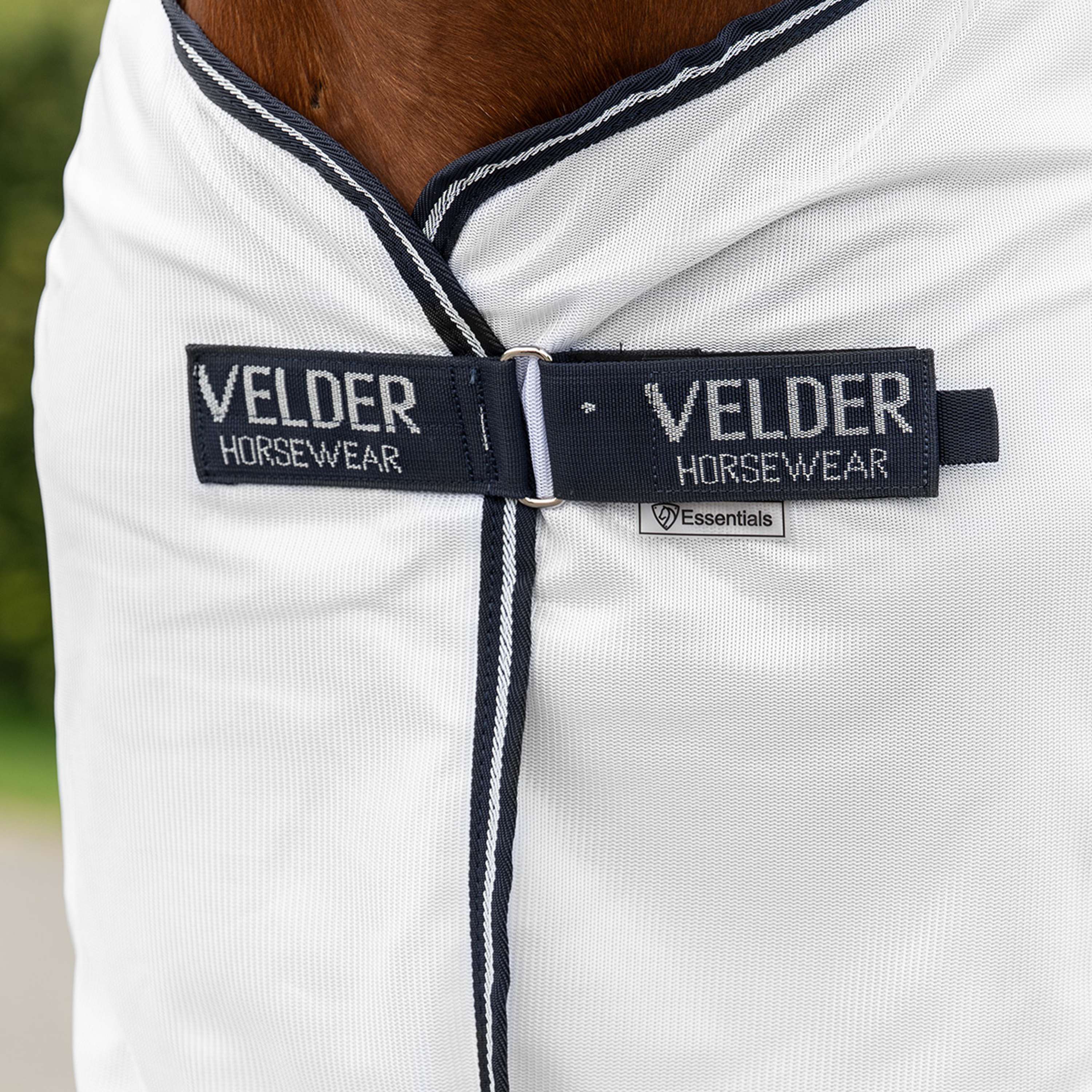Velder Horsewear Essentials Couverture Anti-Mouches Blush Blue - Image 3
