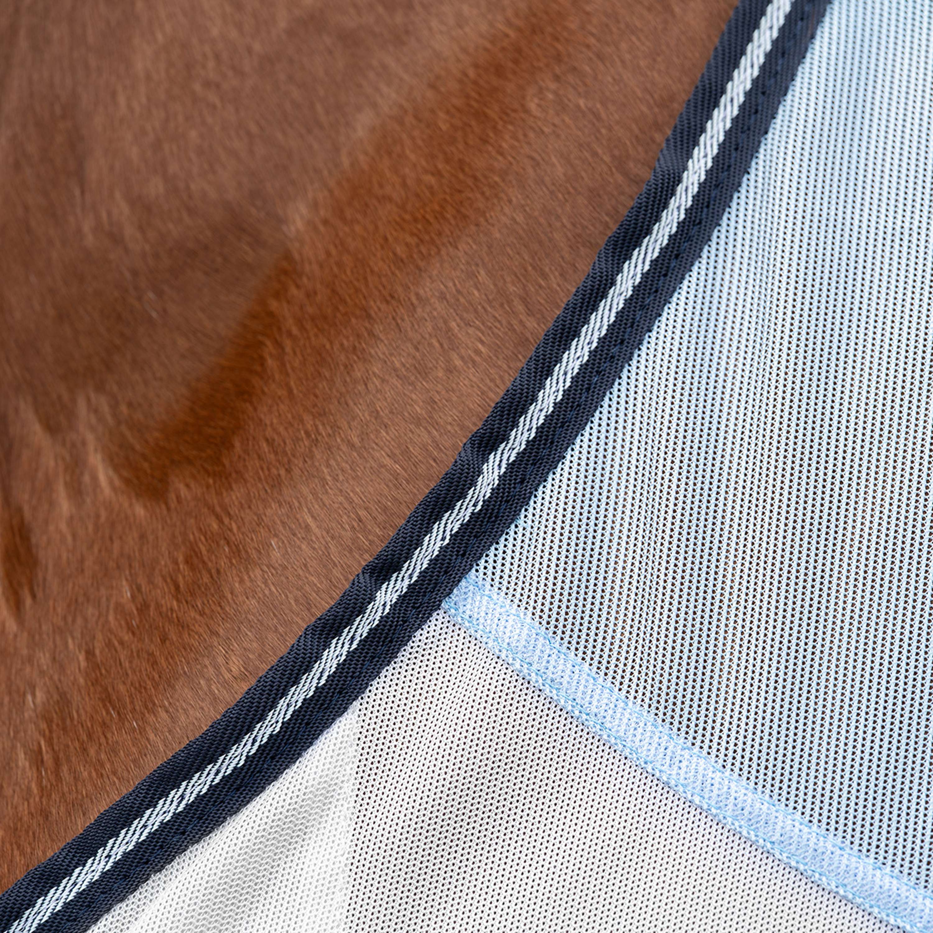 Velder Horsewear Essentials Couverture Anti-Mouches Blush Blue - Image 4