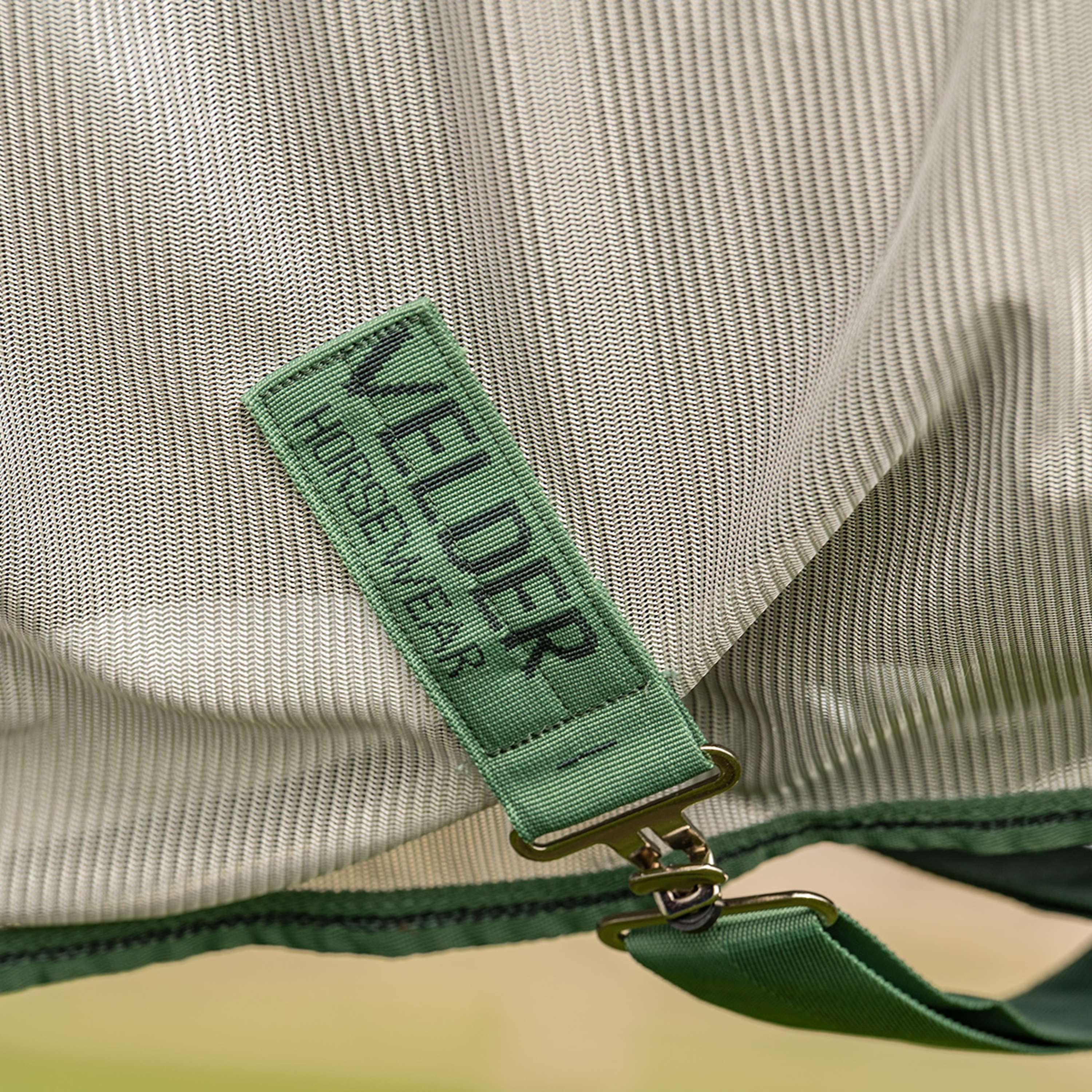 Velder Horsewear Essentials Couverture Anti-Mouches Mesh avec Couvre-cou Argent - Image 6