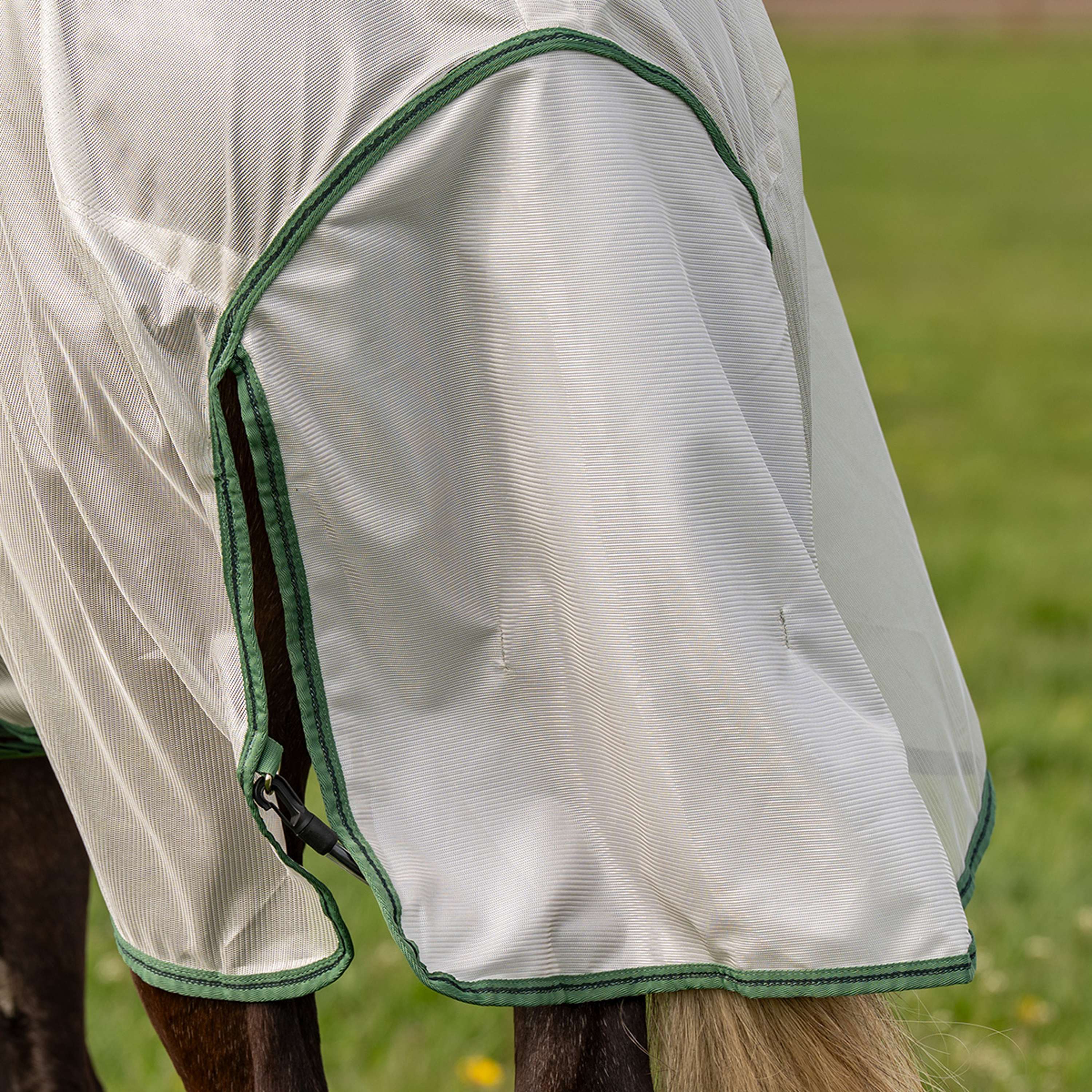 Velder Horsewear Essentials Couverture Anti-Mouches Mesh avec Couvre-cou Argent - Image 9