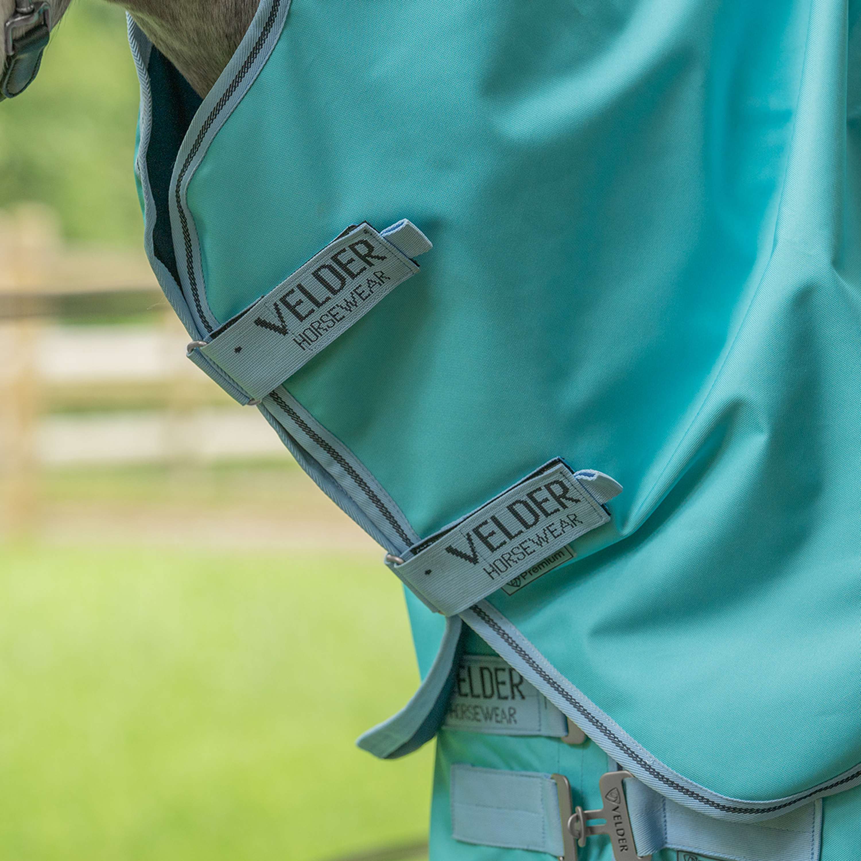 Velder Horsewear Premium Couvre-Cou 900D 0g Bleu ciel - Image 2