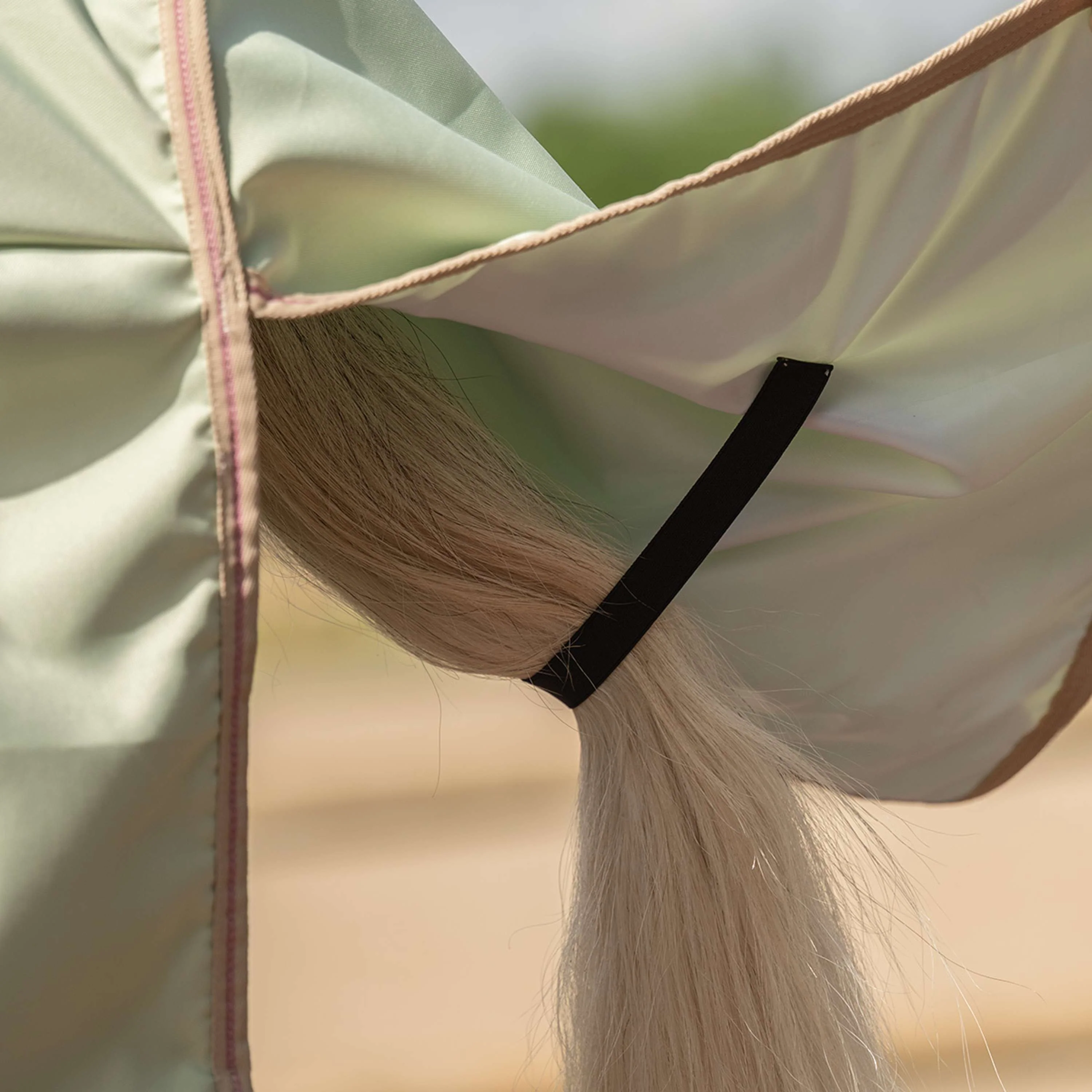 Velder Horsewear Premium Lightweight Sweet Itch Rug Sage Light - Image 12