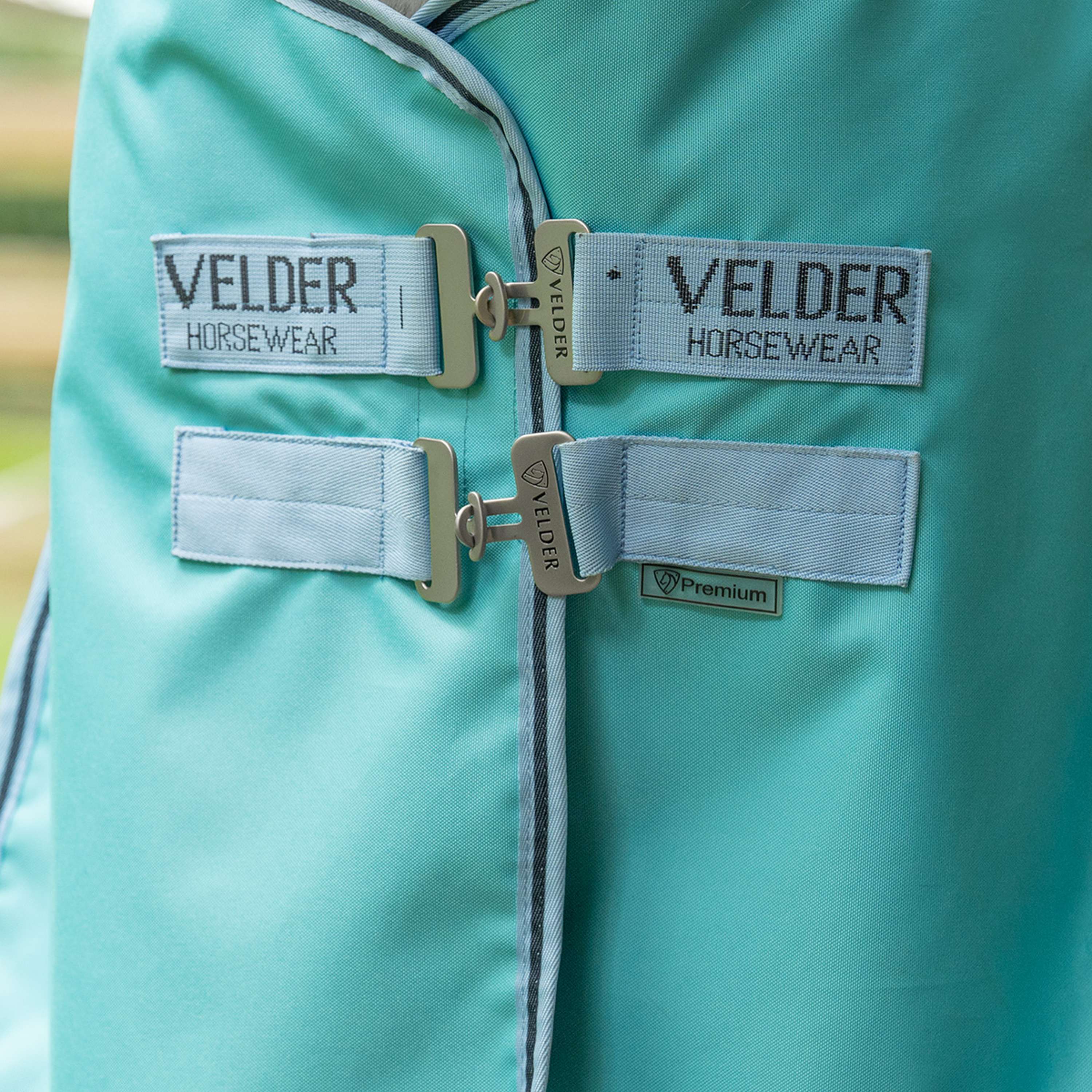 Velder Horsewear Premium Turnout Rug 900D 0g Bleu ciel - Image 2
