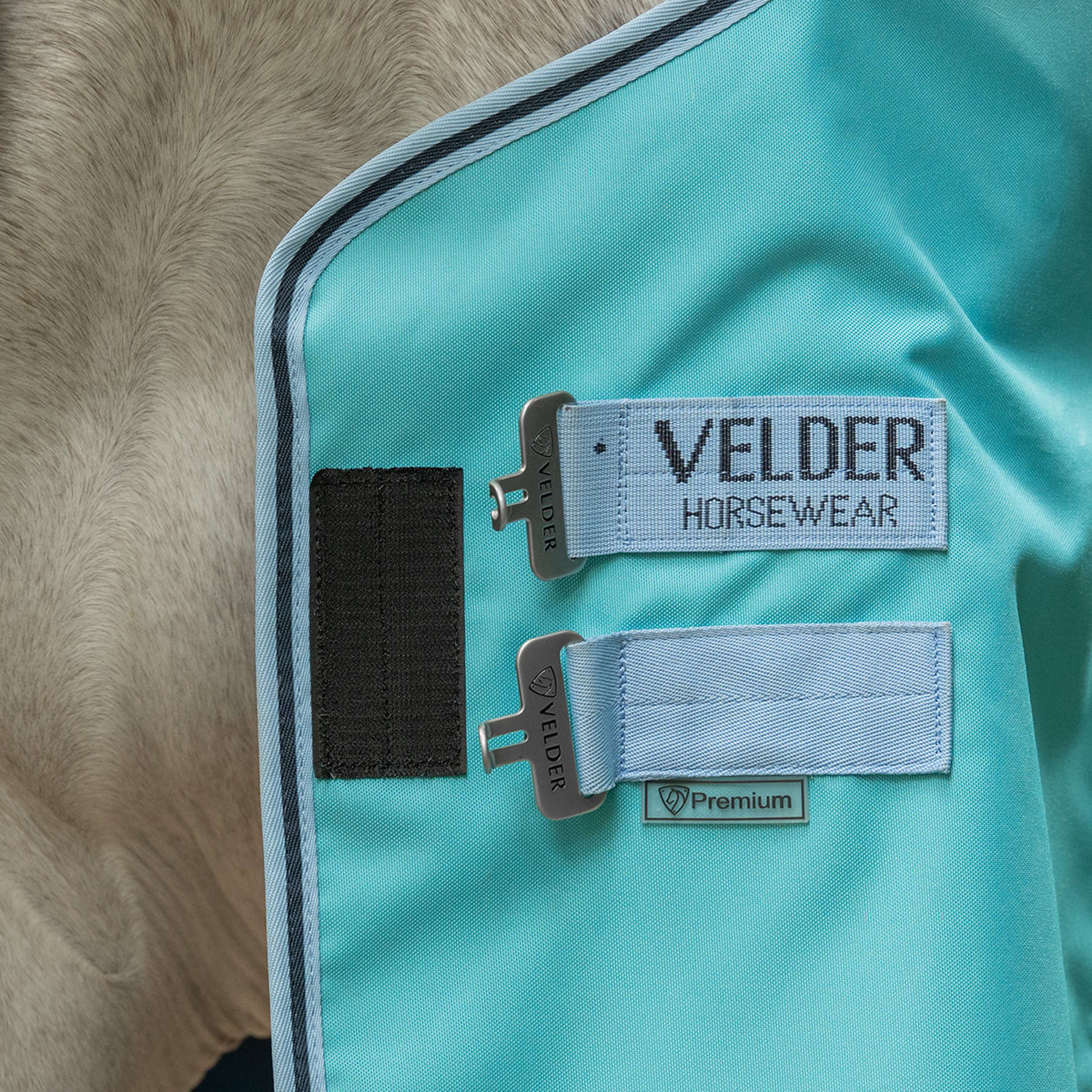 Velder Horsewear Premium Turnout Rug 900D 0g Bleu ciel - Image 3