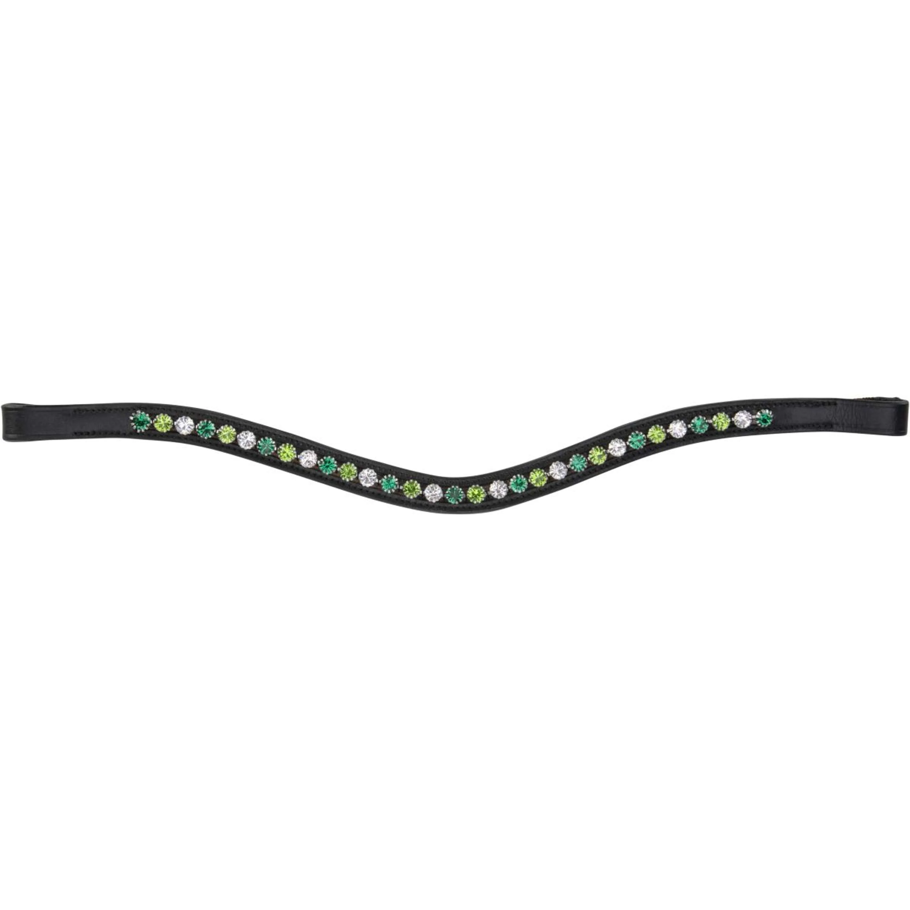 Velociti by Shires Frontal GARA Green Diamante Noir