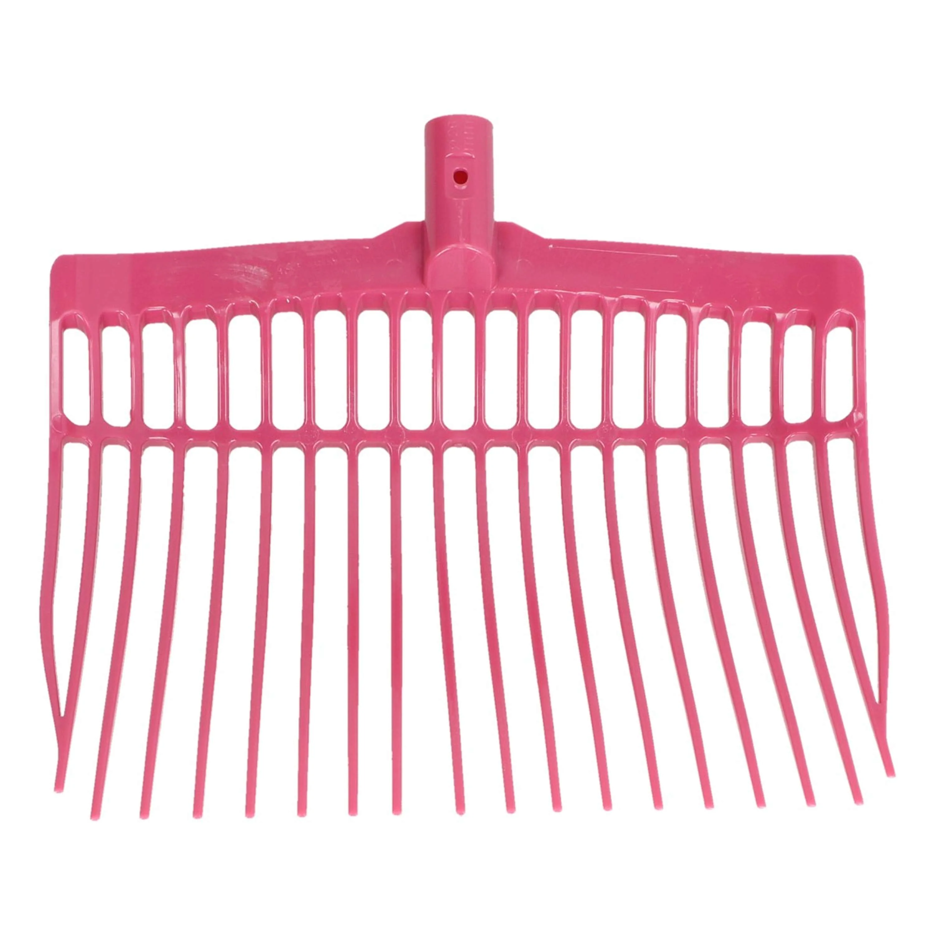 Vplast Fourche à Fumier Plastique sans Manche Rose
