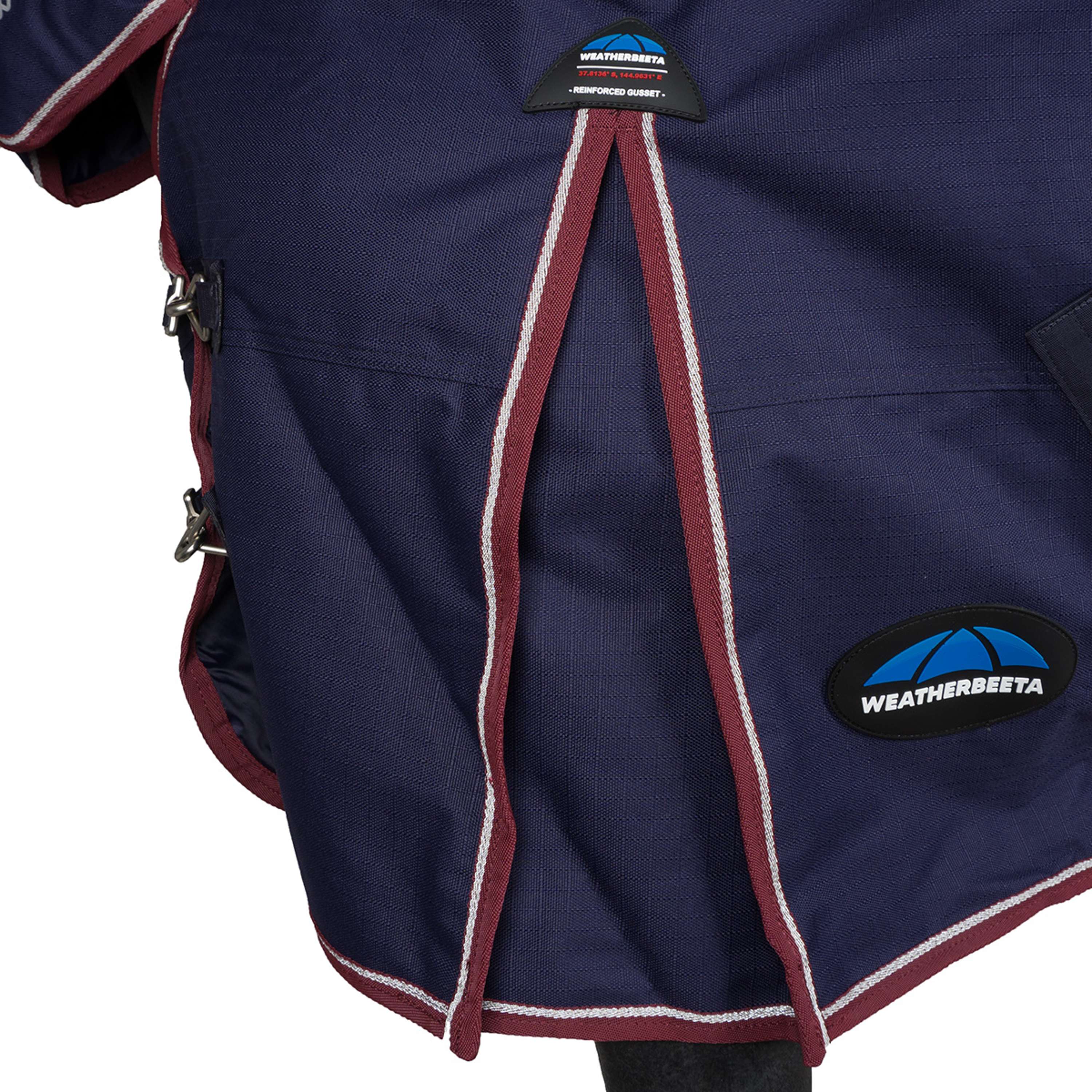 WeatherBeeta ComFiTec Essential Turnout Combo 360g Marine/Bordeaux - Image 16
