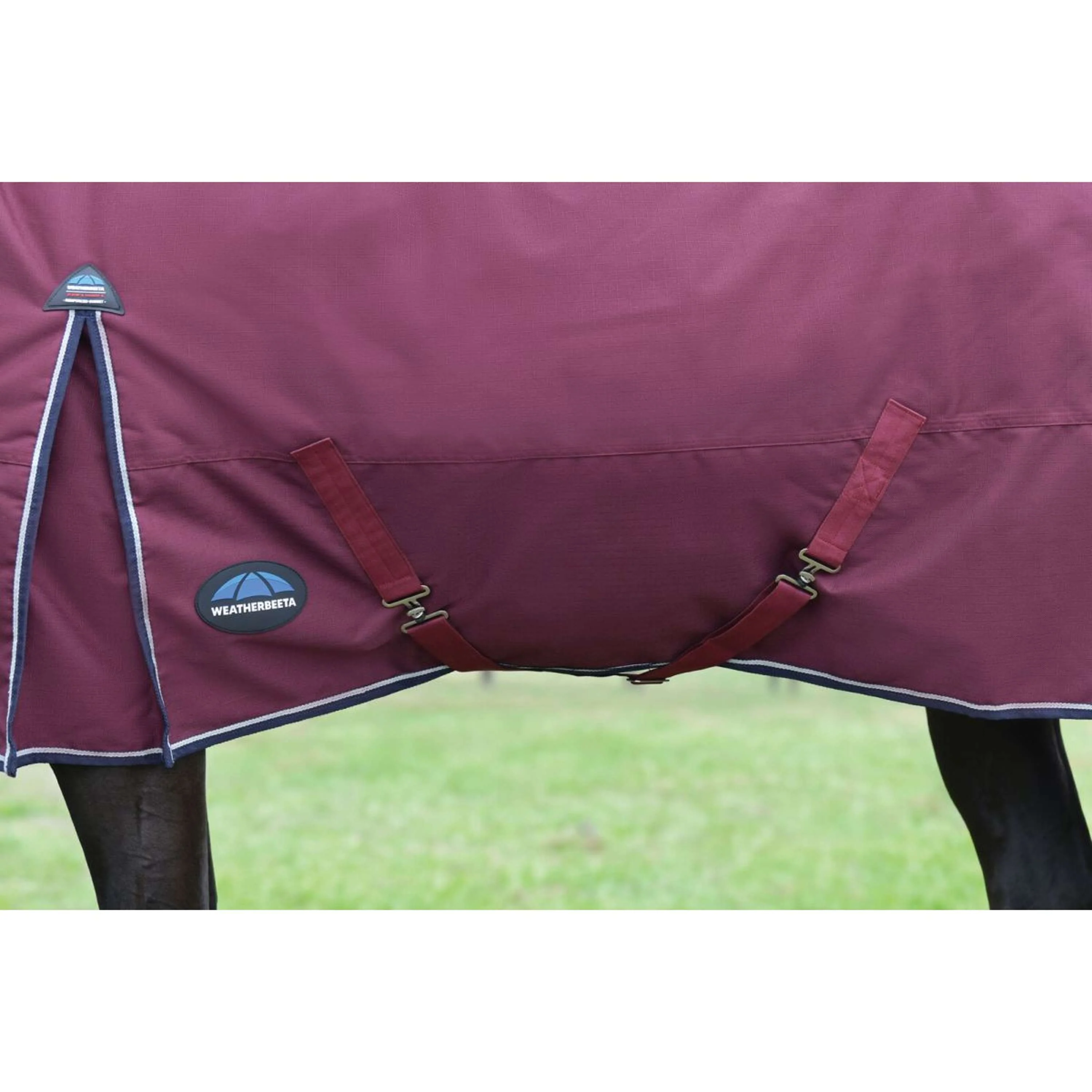 WeatherBeeta ComFiTec Essential Turnout Detach-A-Neck 220g Bourgogne/Marine - Image 8