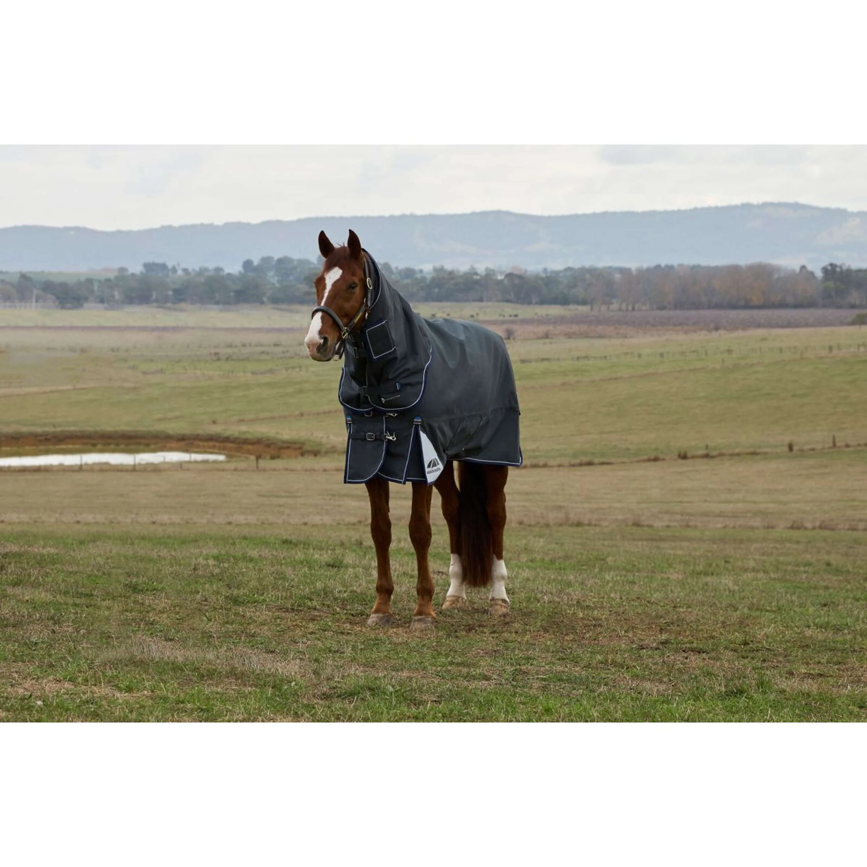 WeatherBeeta ComFiTec Ultra Turnout Detach-A-Neck 100g Charbon
