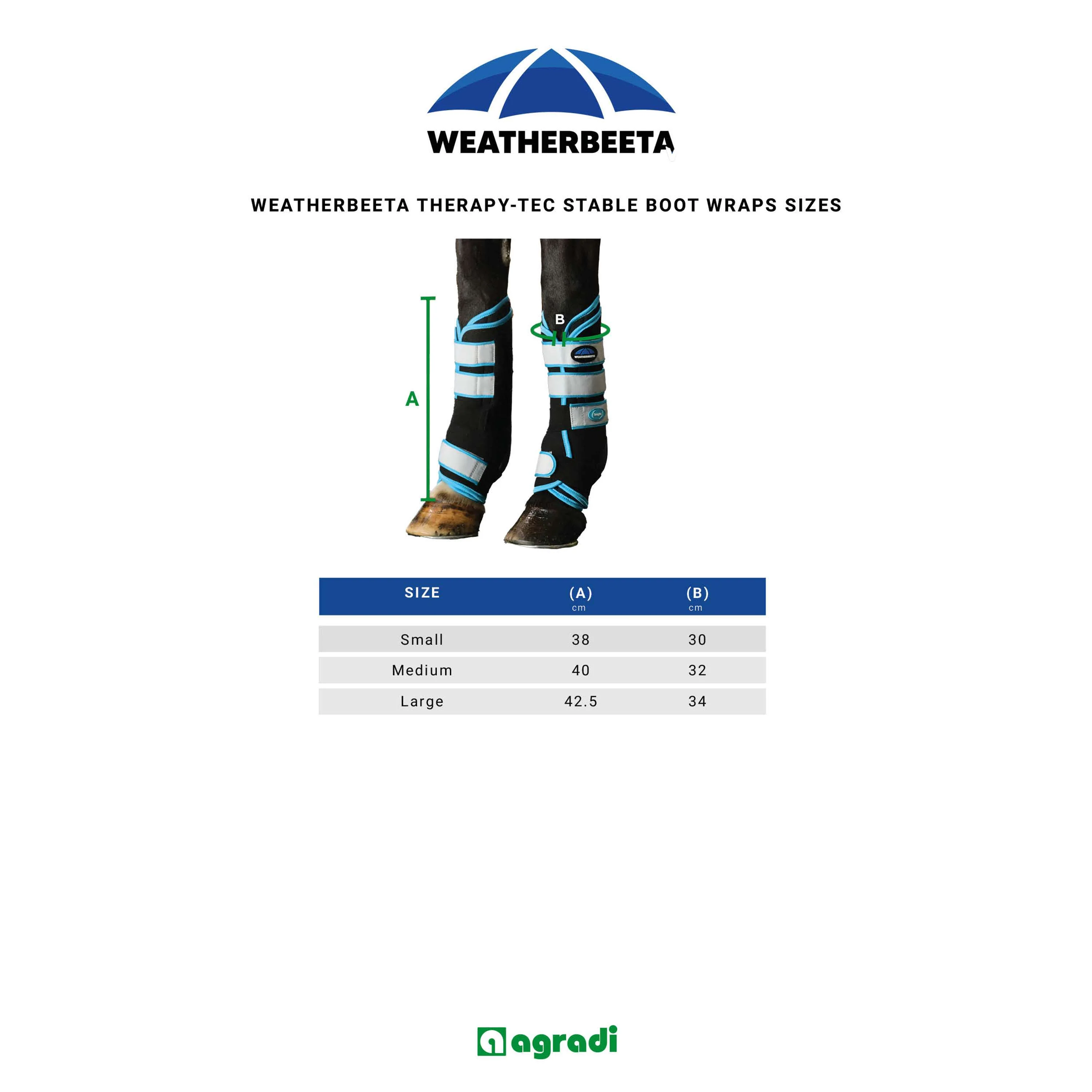 WeatherBeeta Guêtres Therapy-Tec Stable Boot Noir/Bleu - Image 10